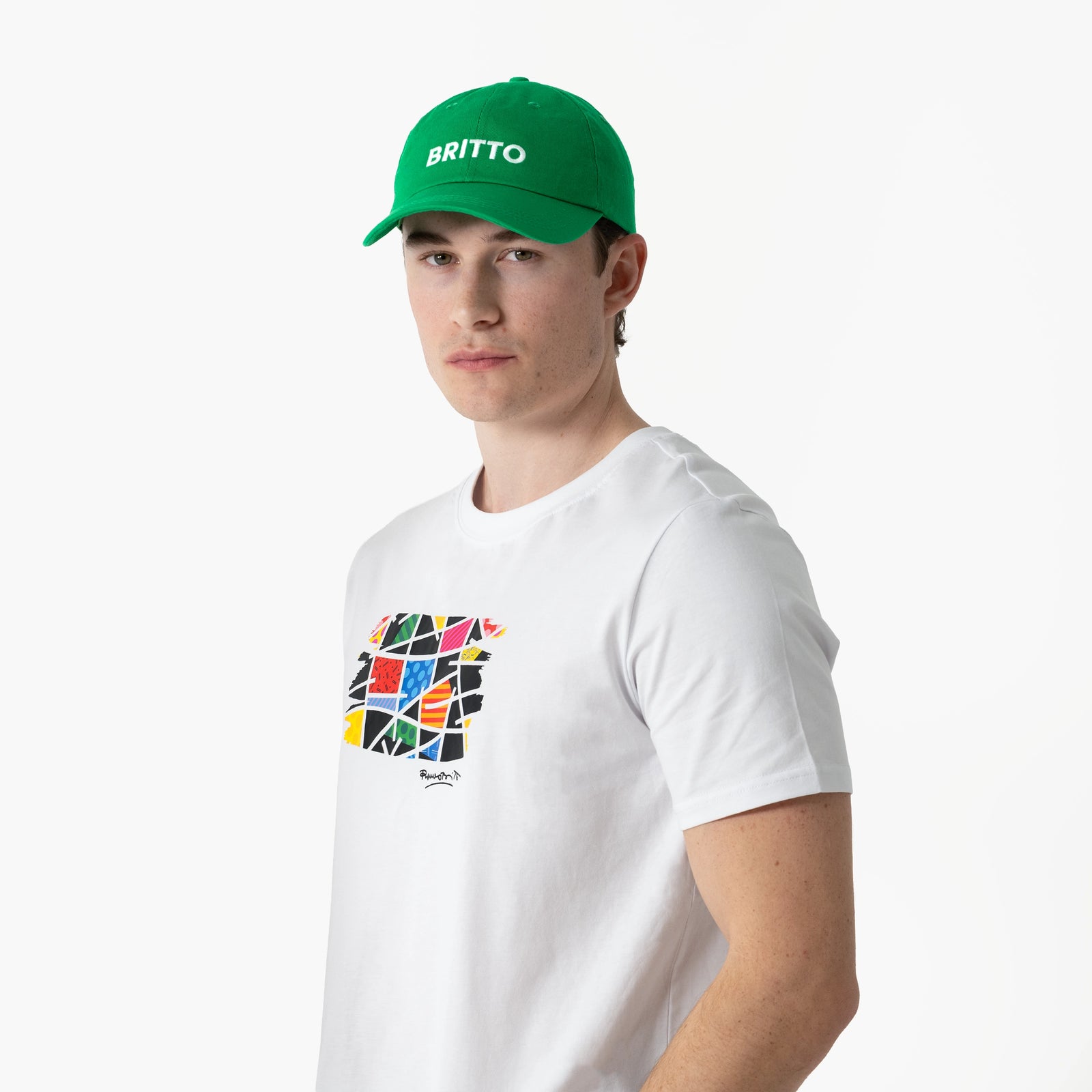 Green with Heart Britto Hat