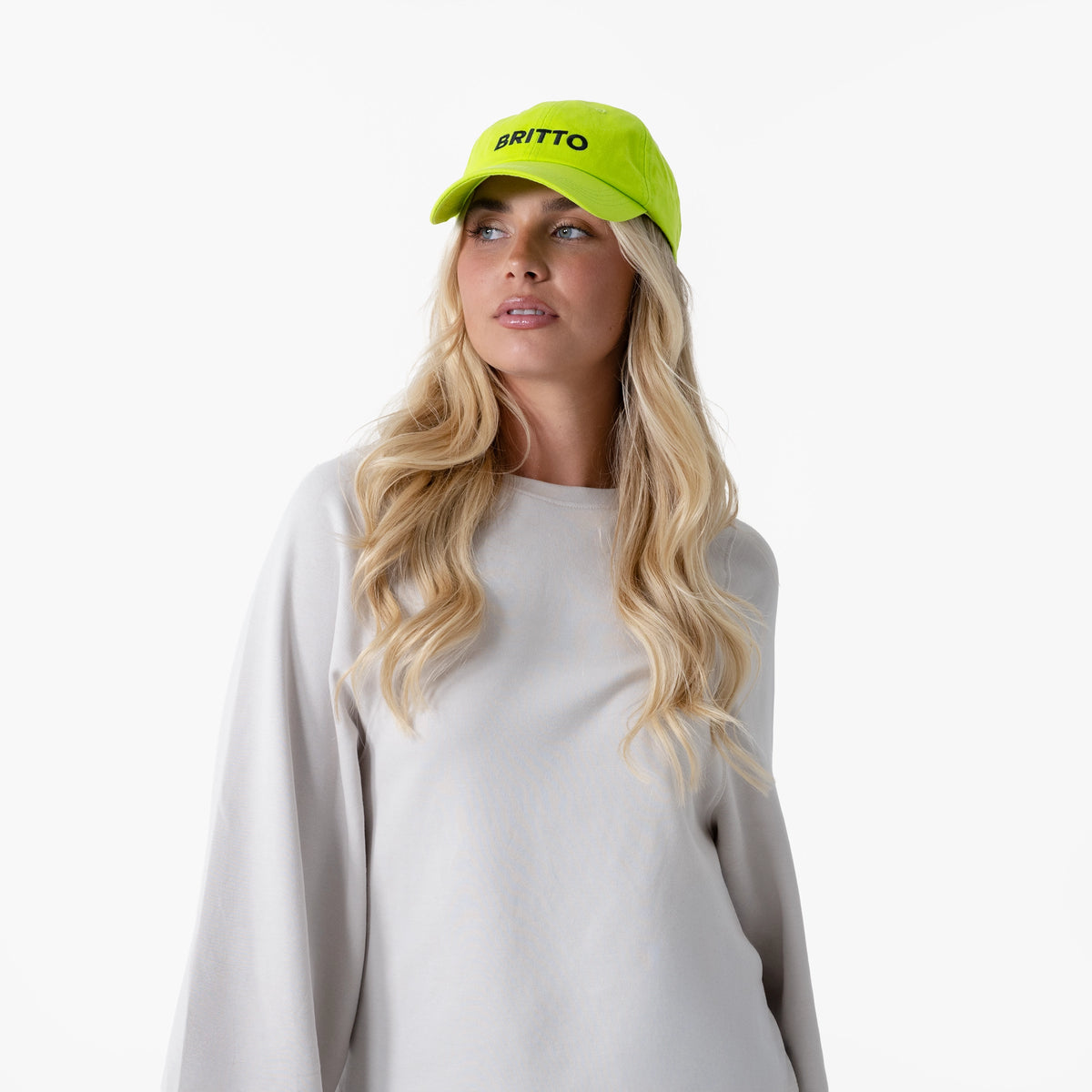 Lime Green with Heart Britto Hat