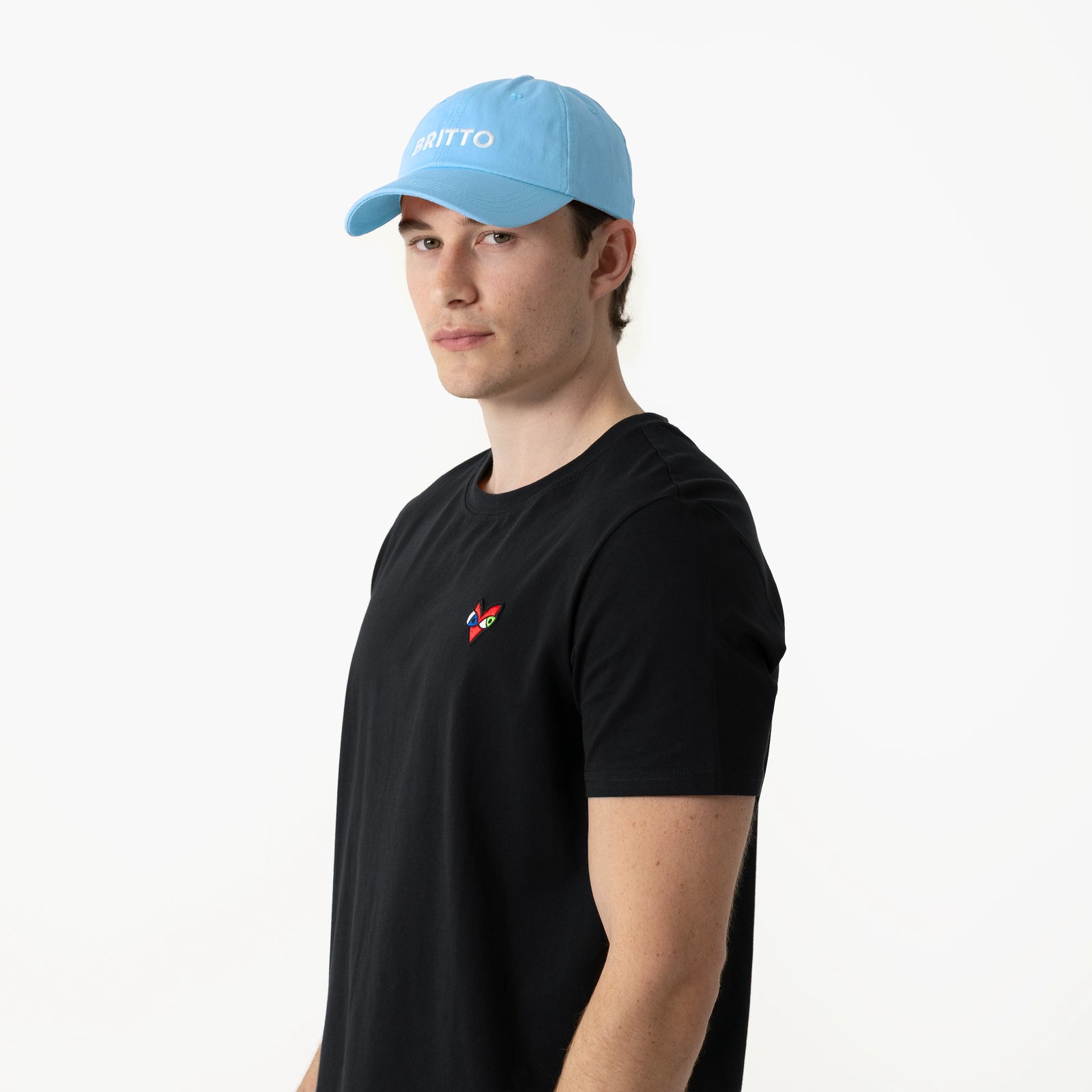 Baby Blue with Heart Britto Hat