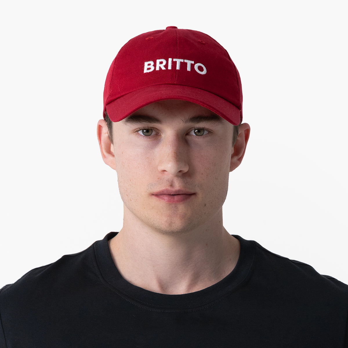 Burgundy with Heart Britto Hat
