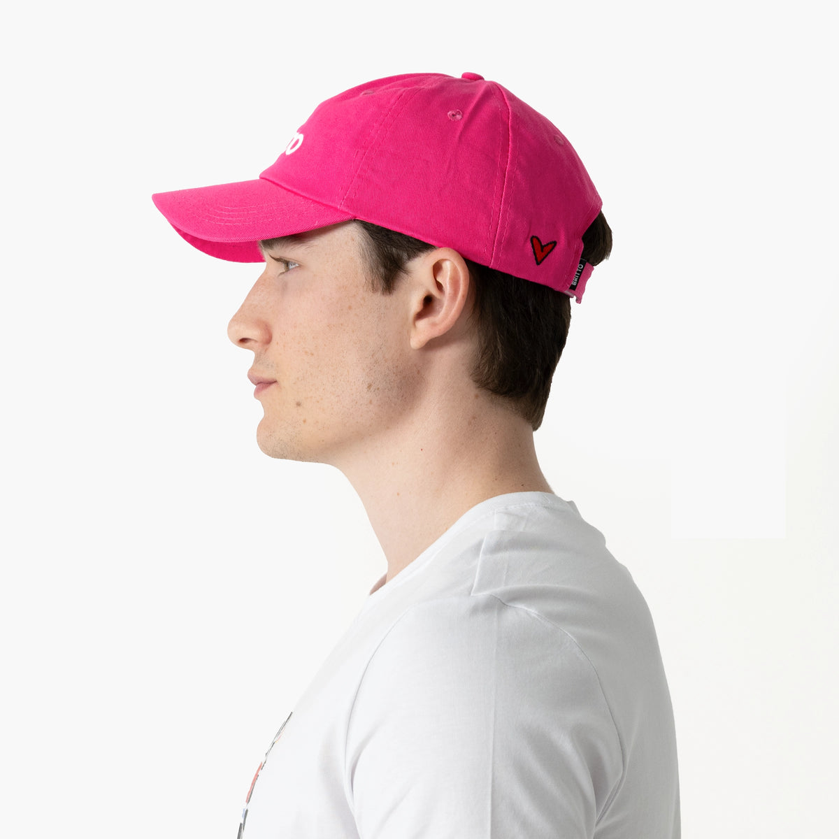 Hot Pink with Heart Britto Hat