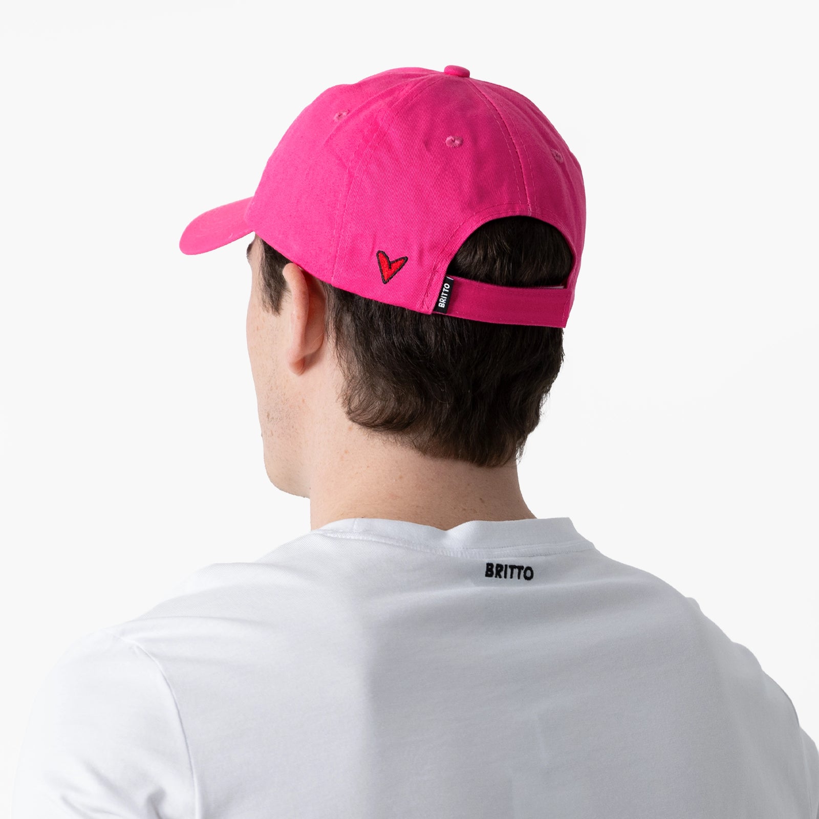 Hot Pink with Heart Britto Hat