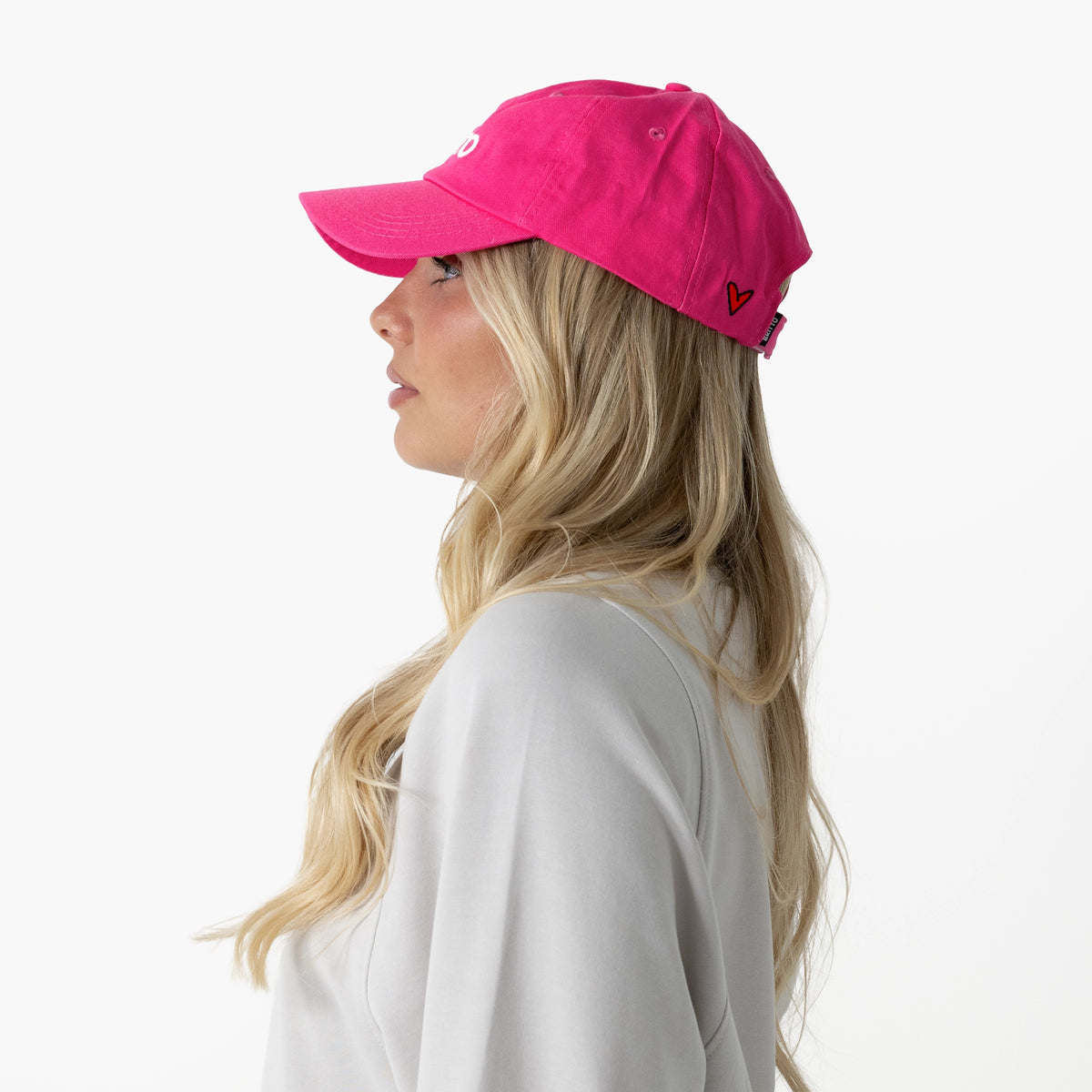 Hot Pink with Heart Britto Hat