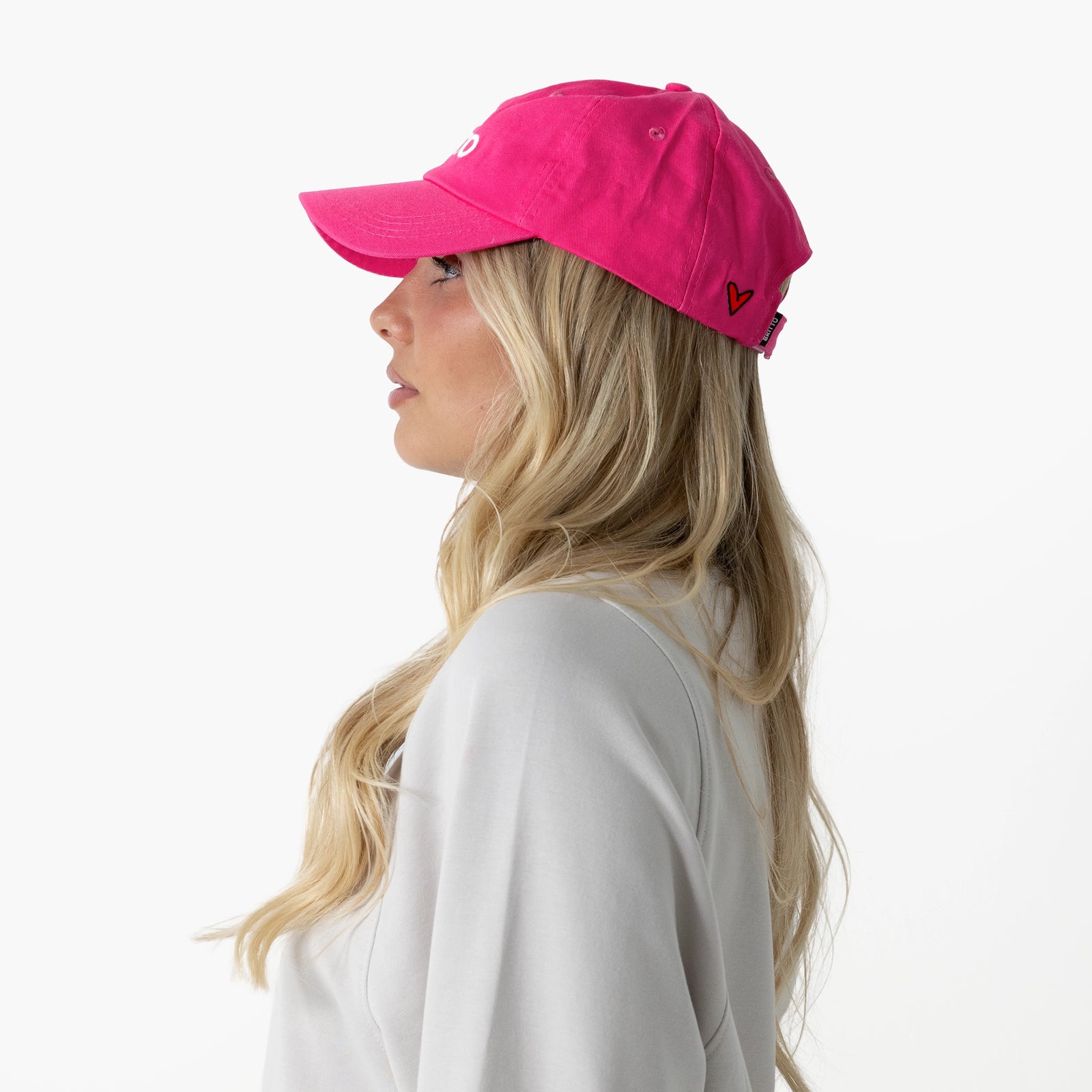 Hot Pink with Heart Britto Hat