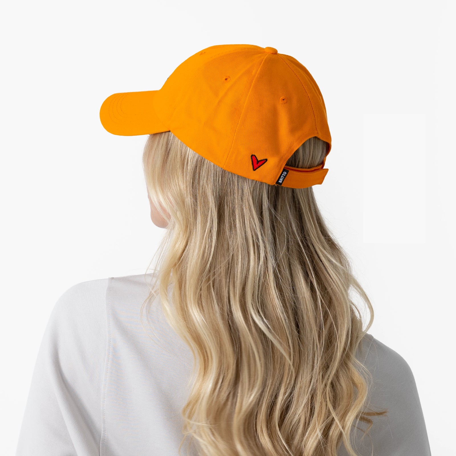 Orange with Heart Britto Hat
