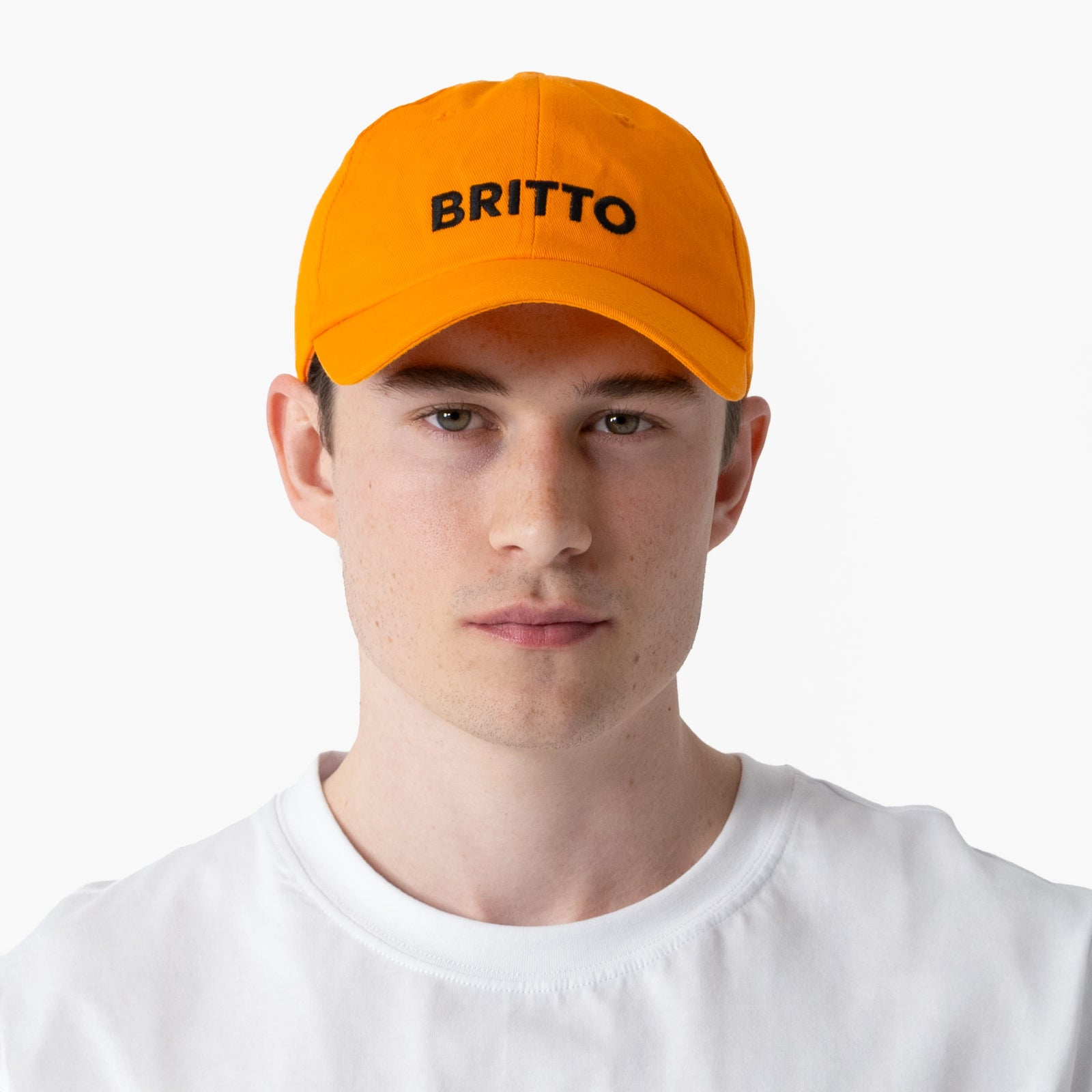 Orange with Heart Britto Hat