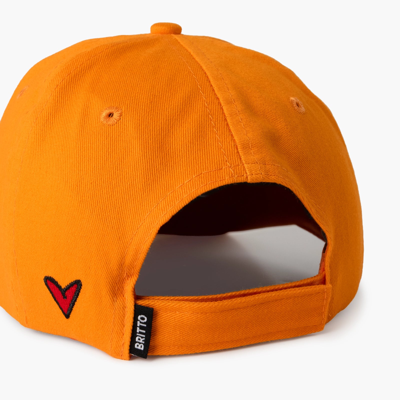 Orange with Heart Britto Hat