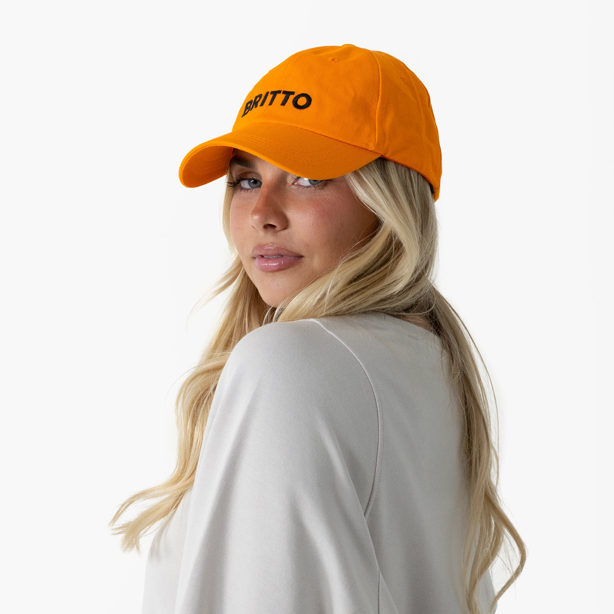 Orange with Heart Britto Hat
