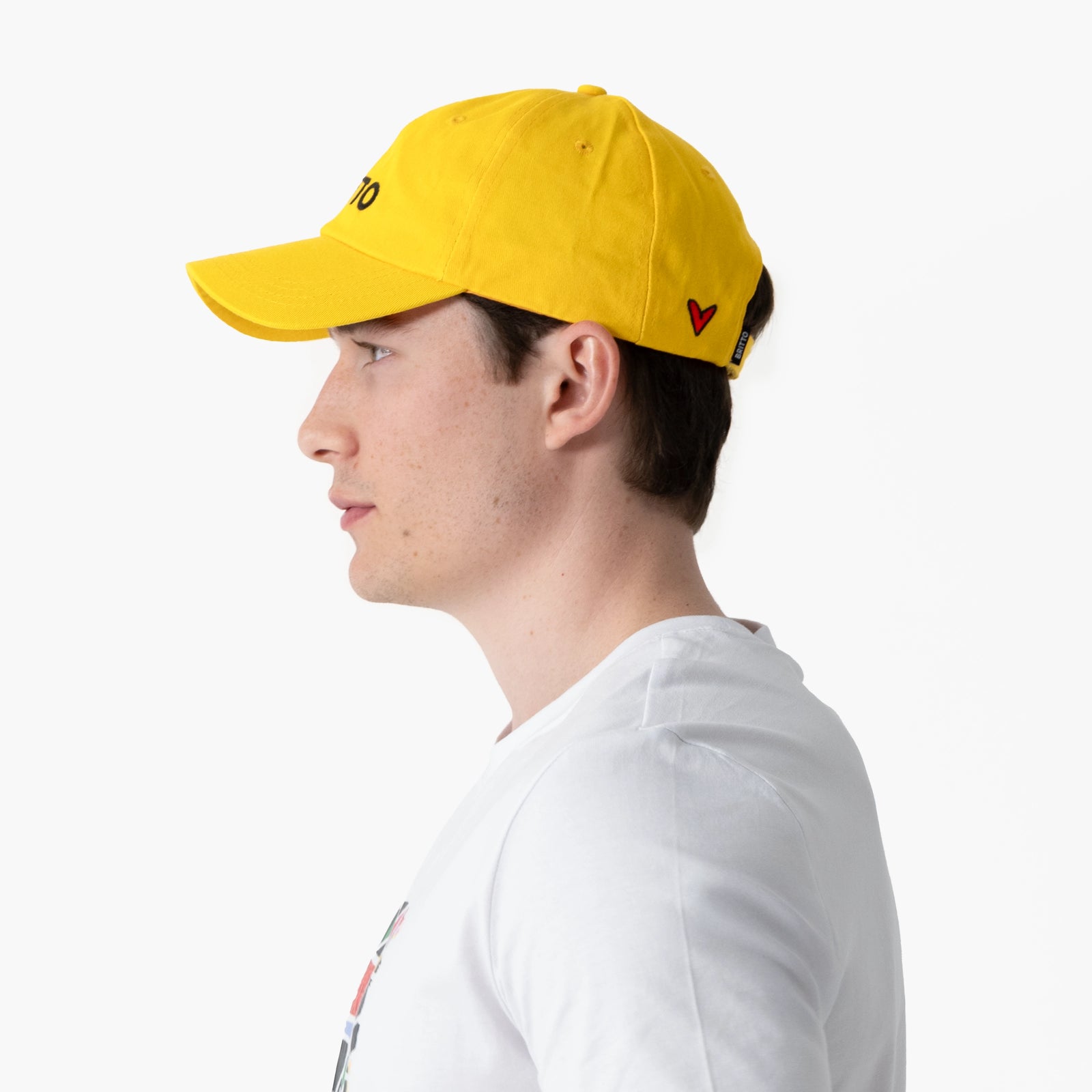 Yellow with Heart Britto Hat