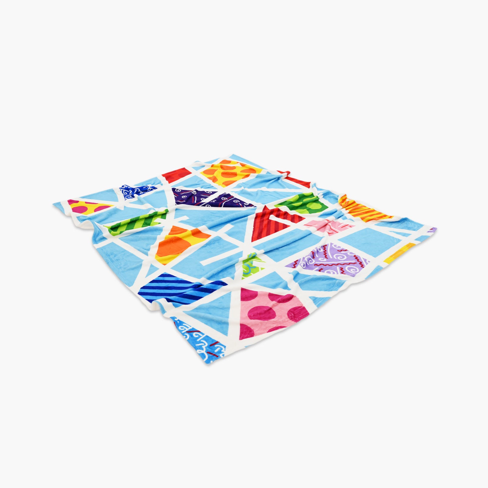 Baby Blue Landscape Britto Blanket