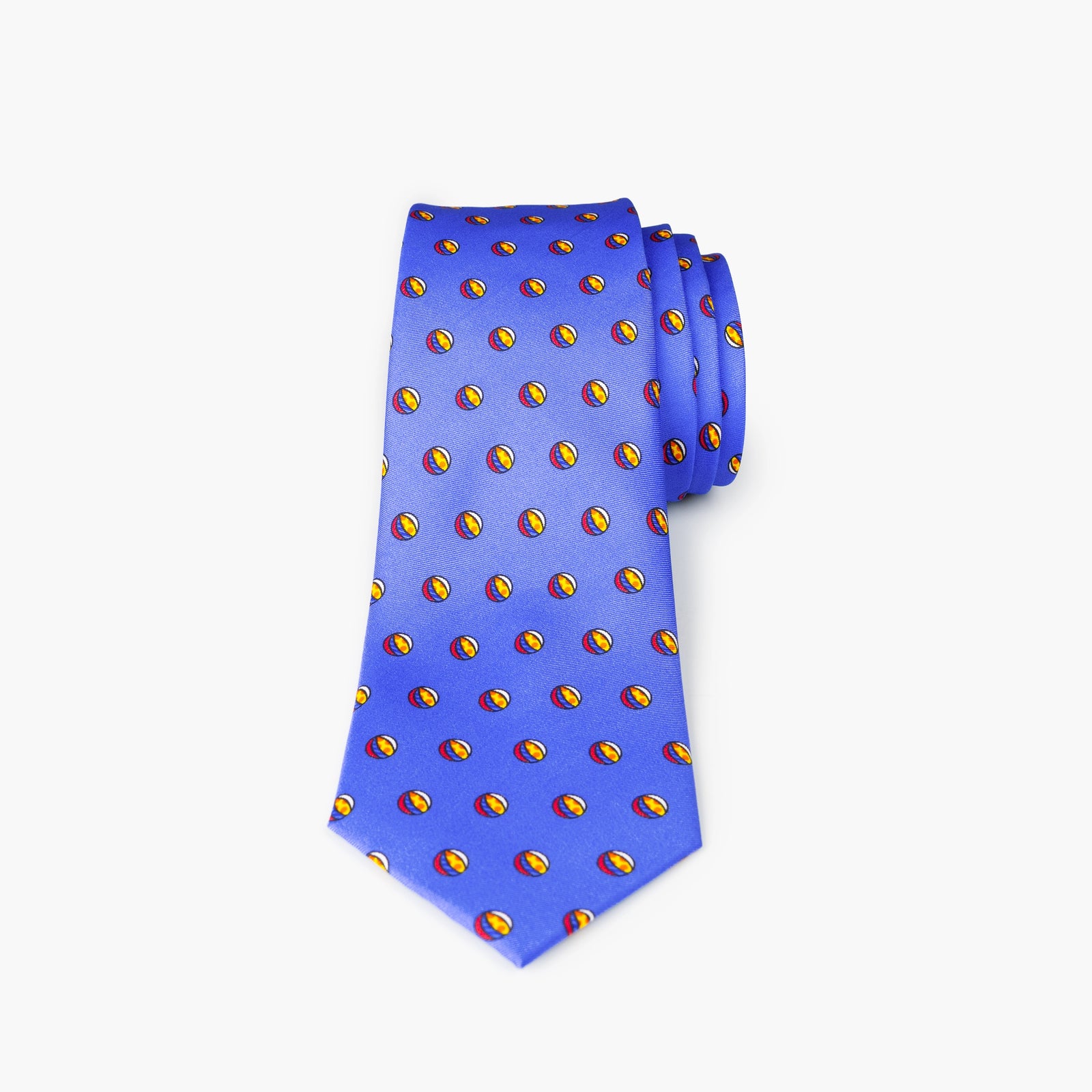 Blue Beach Ball Britto Neck Tie