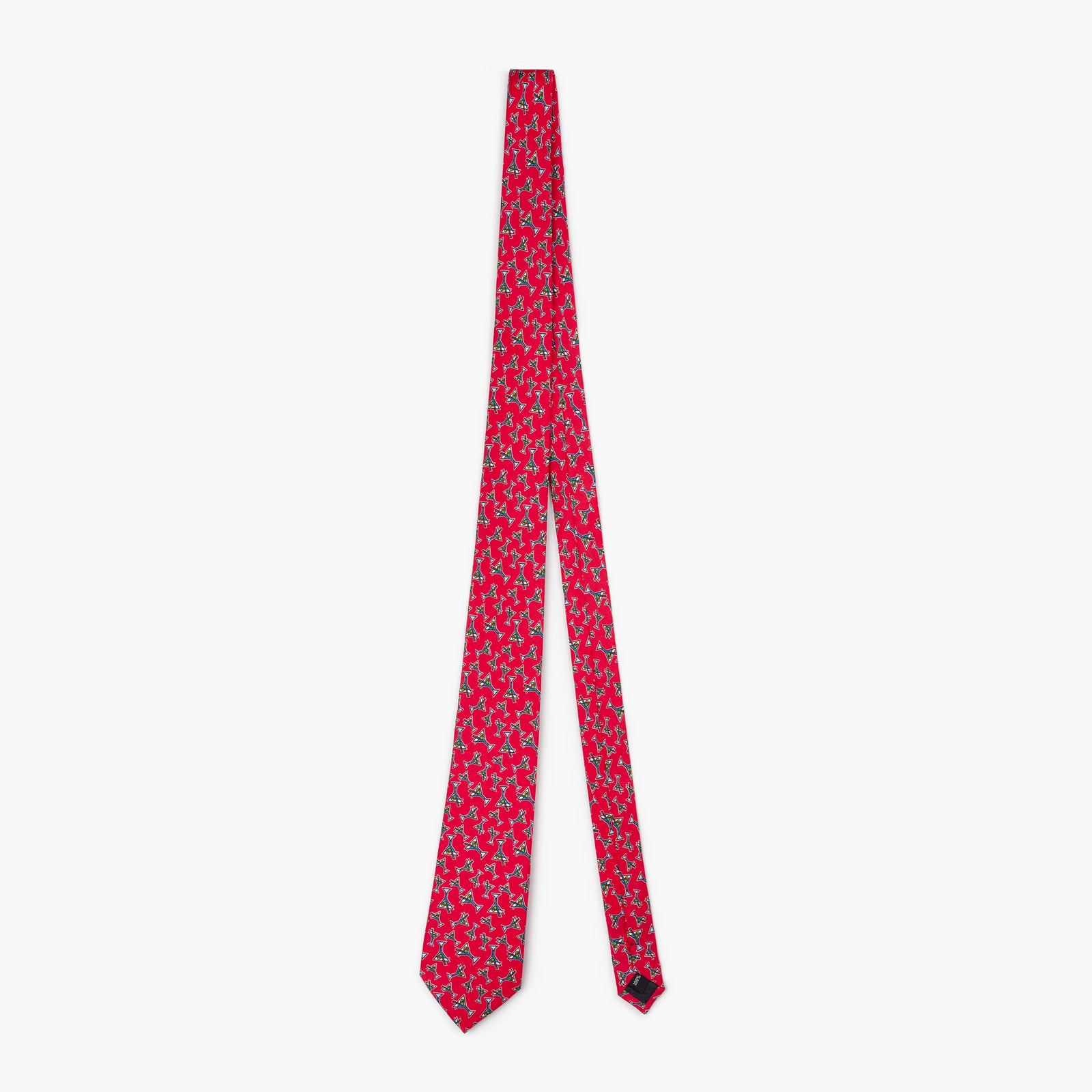 Red Martini Britto Neck Tie