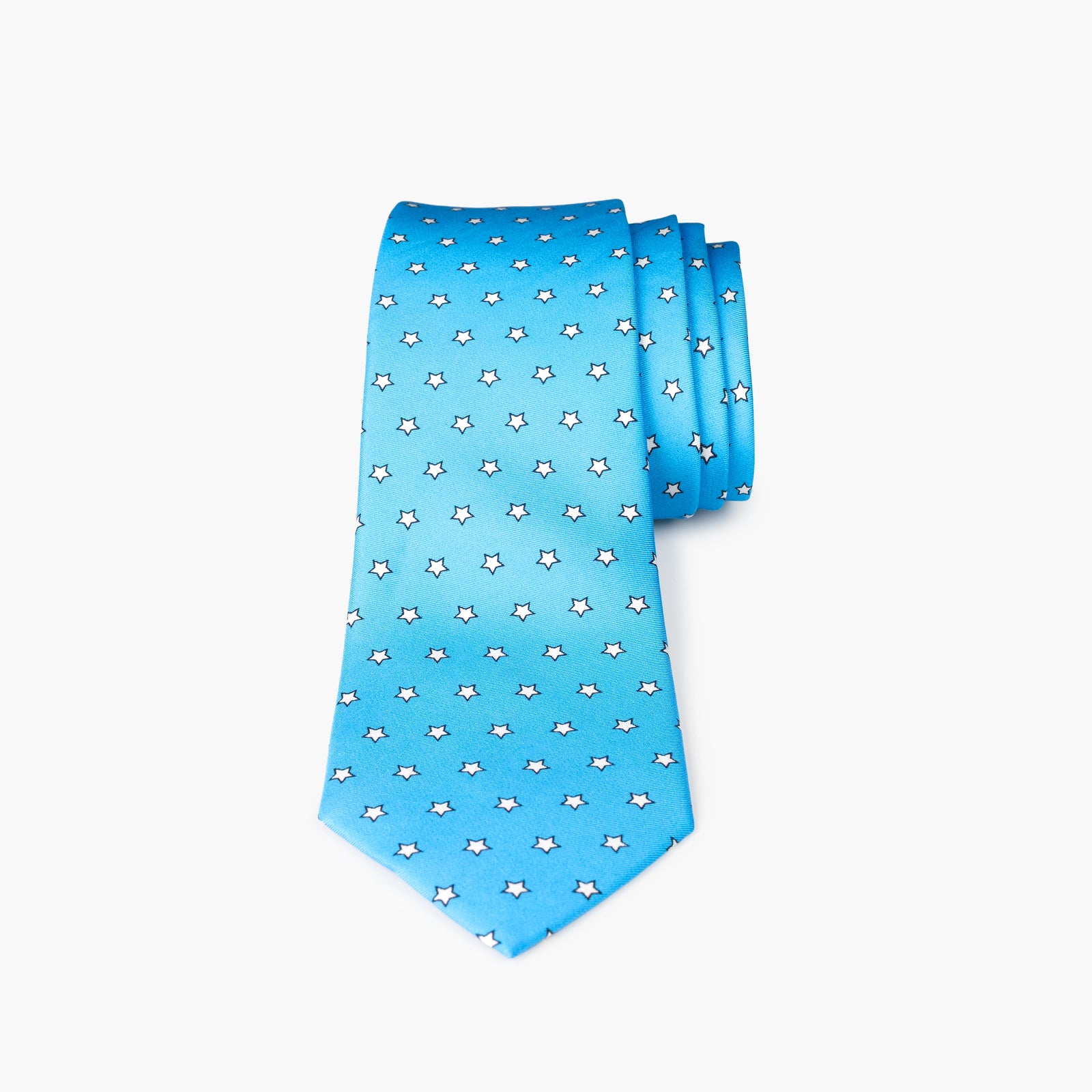 Stars On Baby Blue Britto Tie