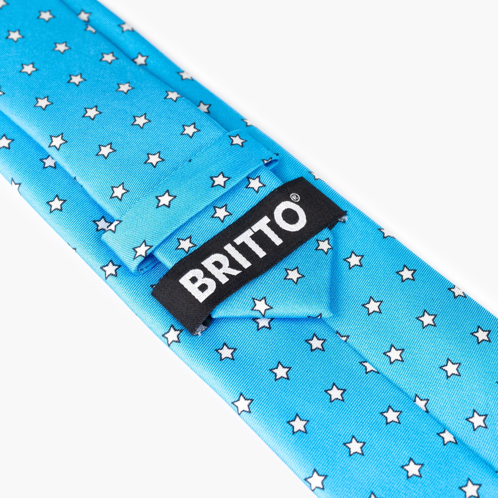 Stars On Baby Blue Britto Tie