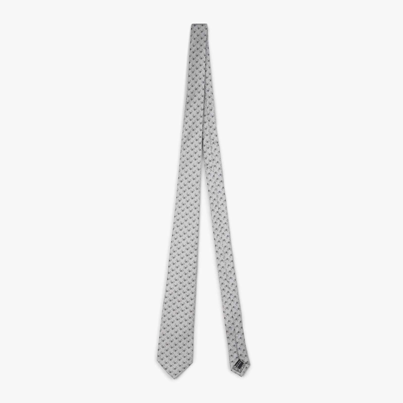 Silver Flying Hearts Britto Tie