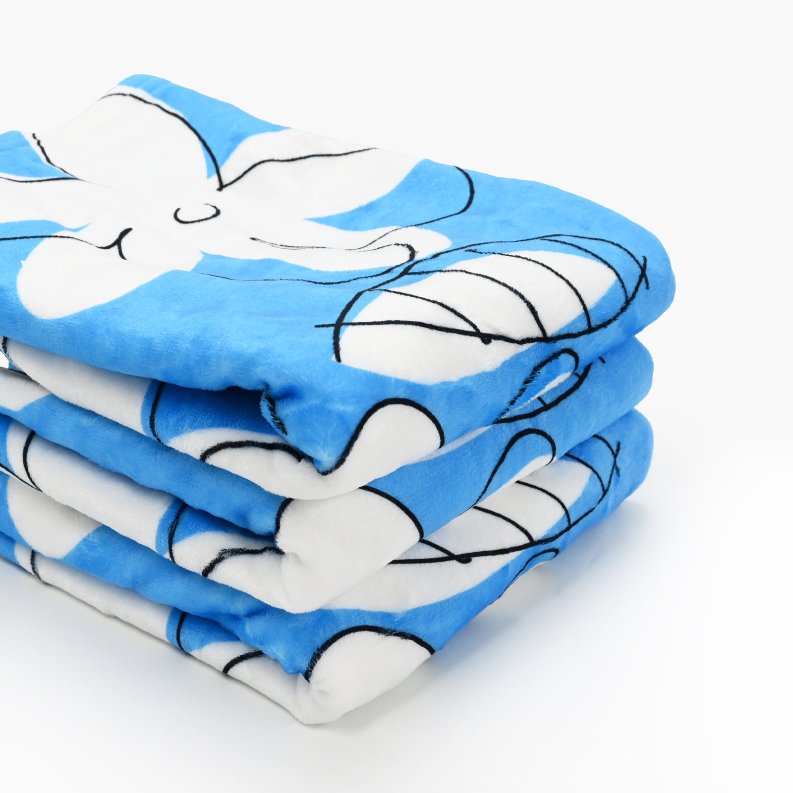 Blue Flowers Britto Blanket