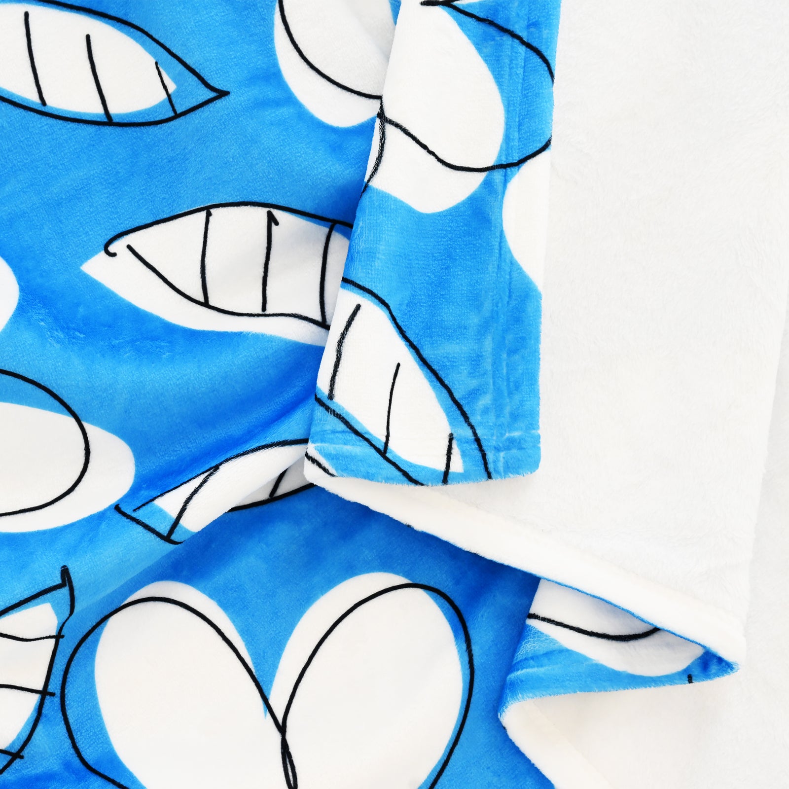 Blue Flowers Britto Blanket