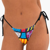 BRITTO® Triangle Bikini Bottom (Emily) - Colorful Landscape Design