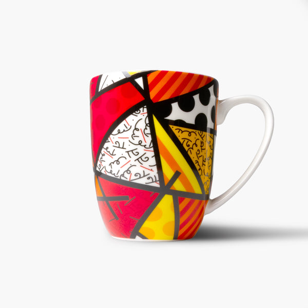 Red Landscape Britto Coffee Mug