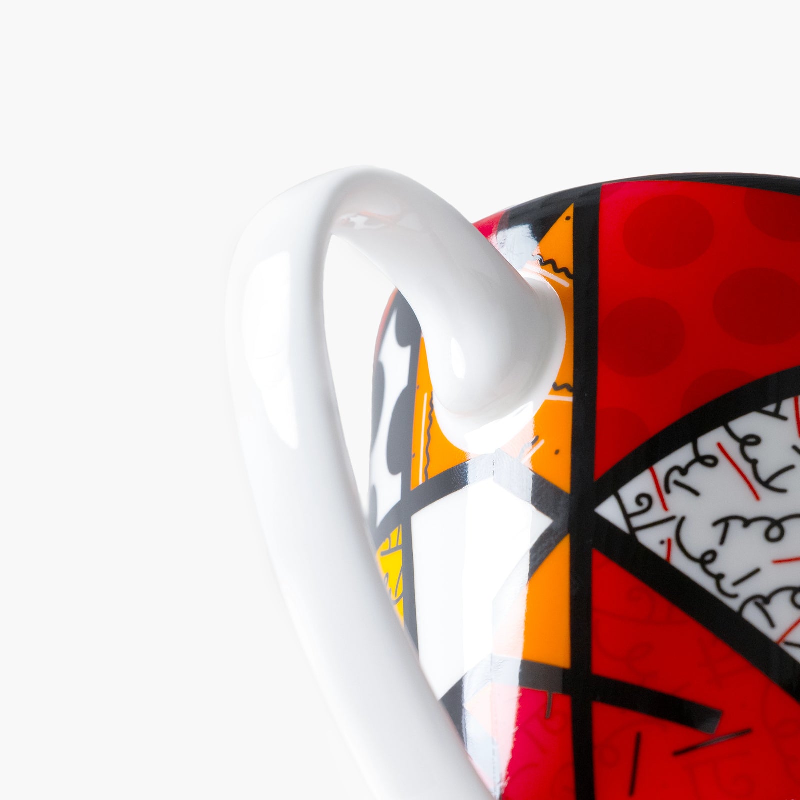 Red Landscape Britto Coffee Mug