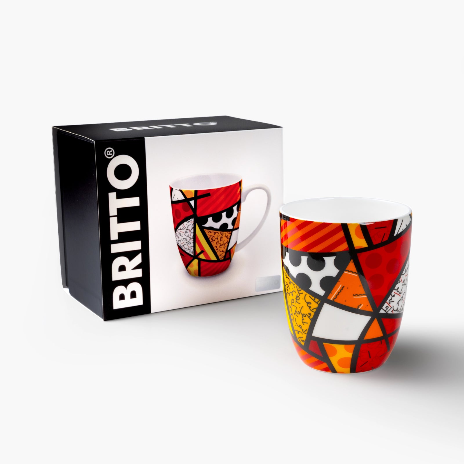 Red Landscape Britto Coffee Mug