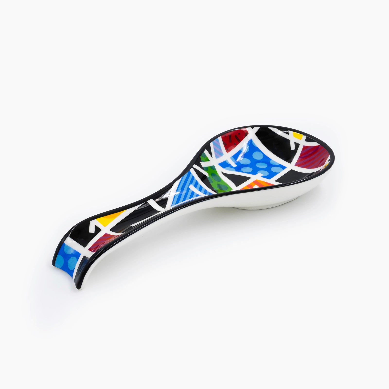 Romero Britto night landscape britto spoon rest  colorful pop art design