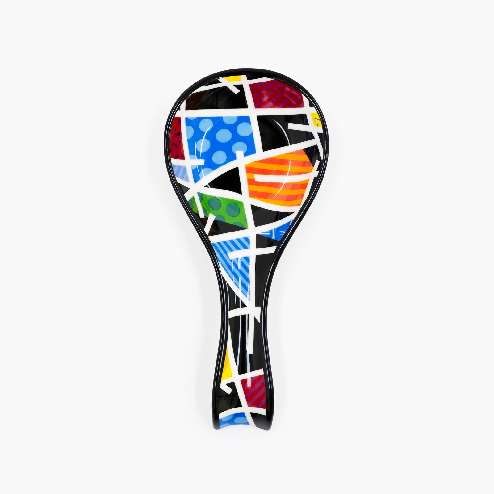 Romero Britto night landscape britto spoon rest  colorful pop art design