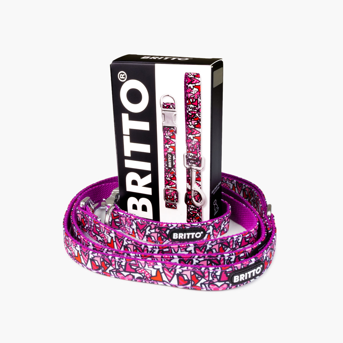 BRITTO® PET Collar and Leash  - Alive Pink