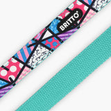 BRITTO® PET Collar and Leash  - Pink Landscape