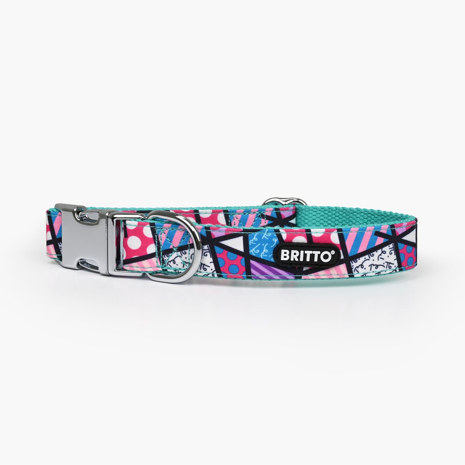 BRITTO® PET Collar and Leash  - Pink Landscape
