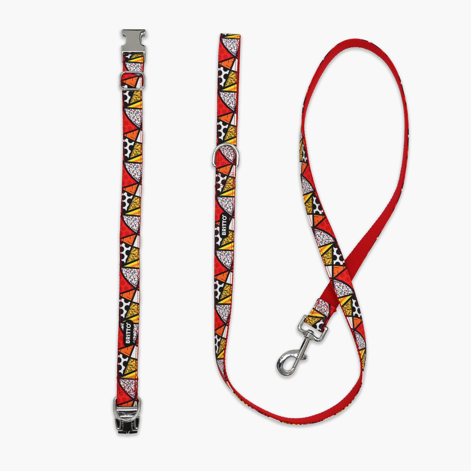 BRITTO® PET Collar and Leash  - Red Landscape