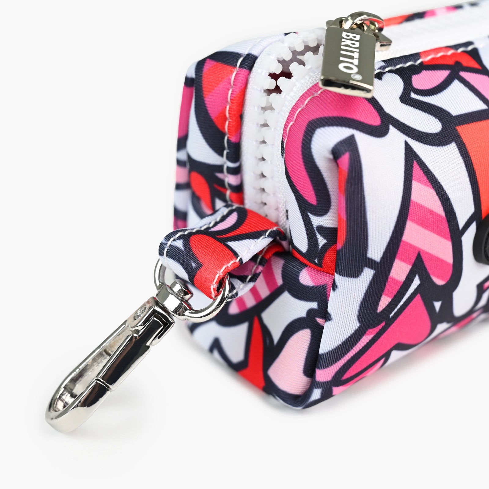 Romero Britto alive pink britto pet bag  contemporary pop art piece