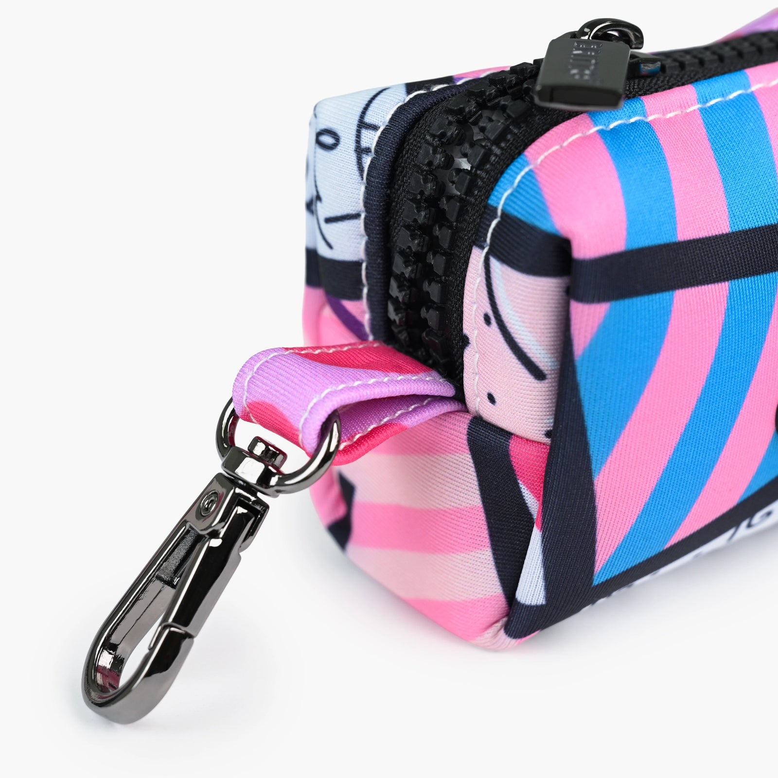 Romero Britto pink landscape britto pet bag  contemporary pop art piece