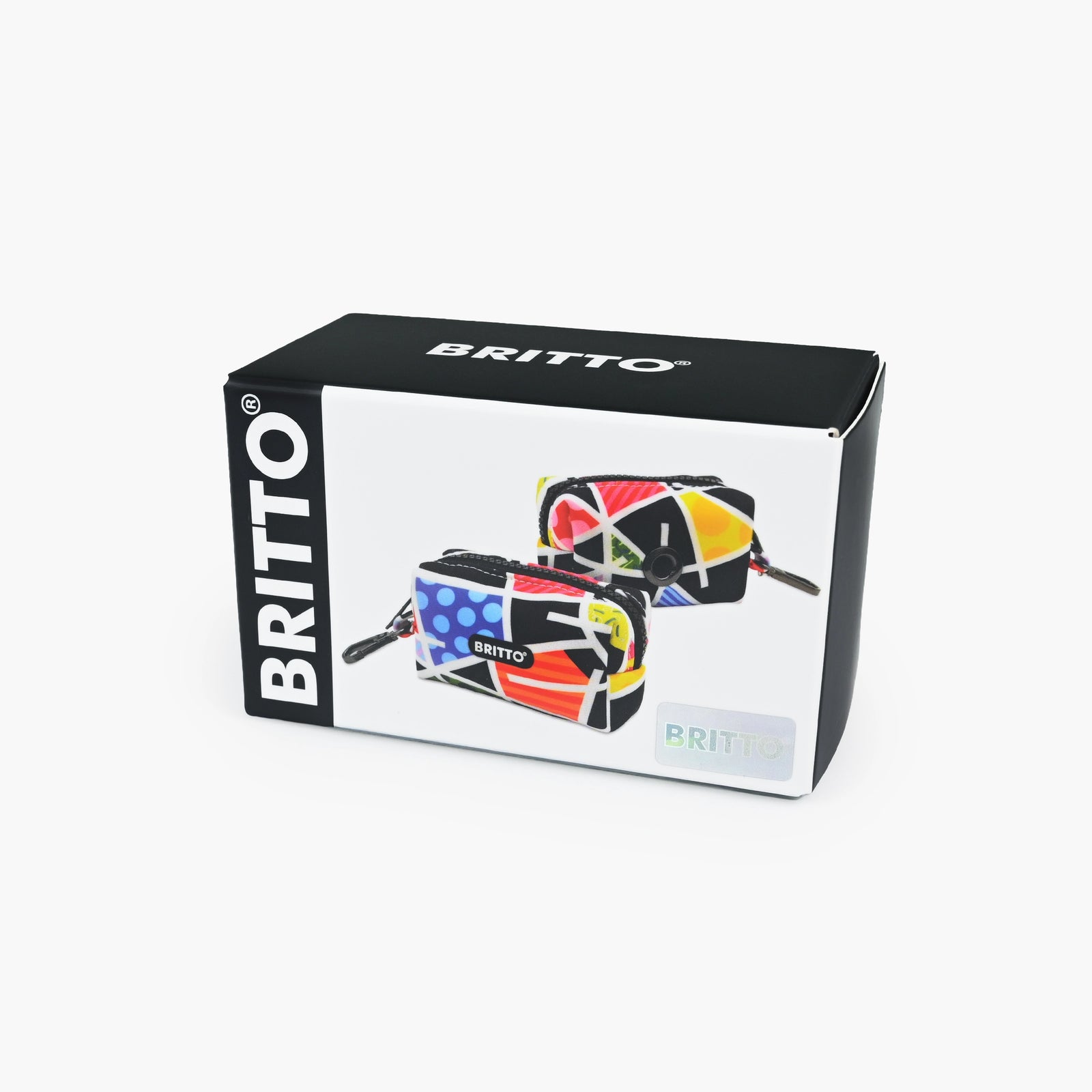 midnight britto pet bag holder  artistic colorful design collectible