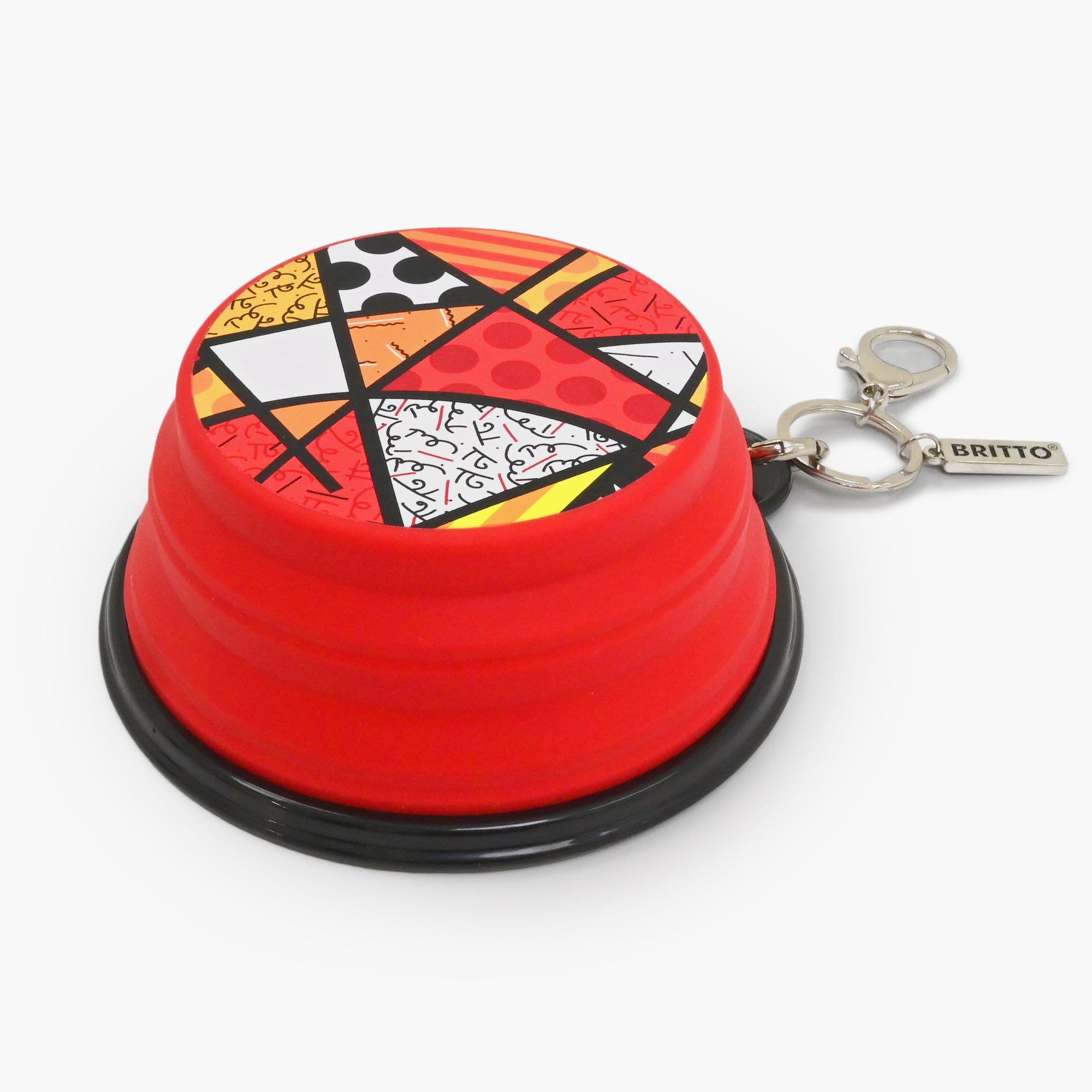 Red Landscape Britto Pet Travel Bowl - Shop Britto