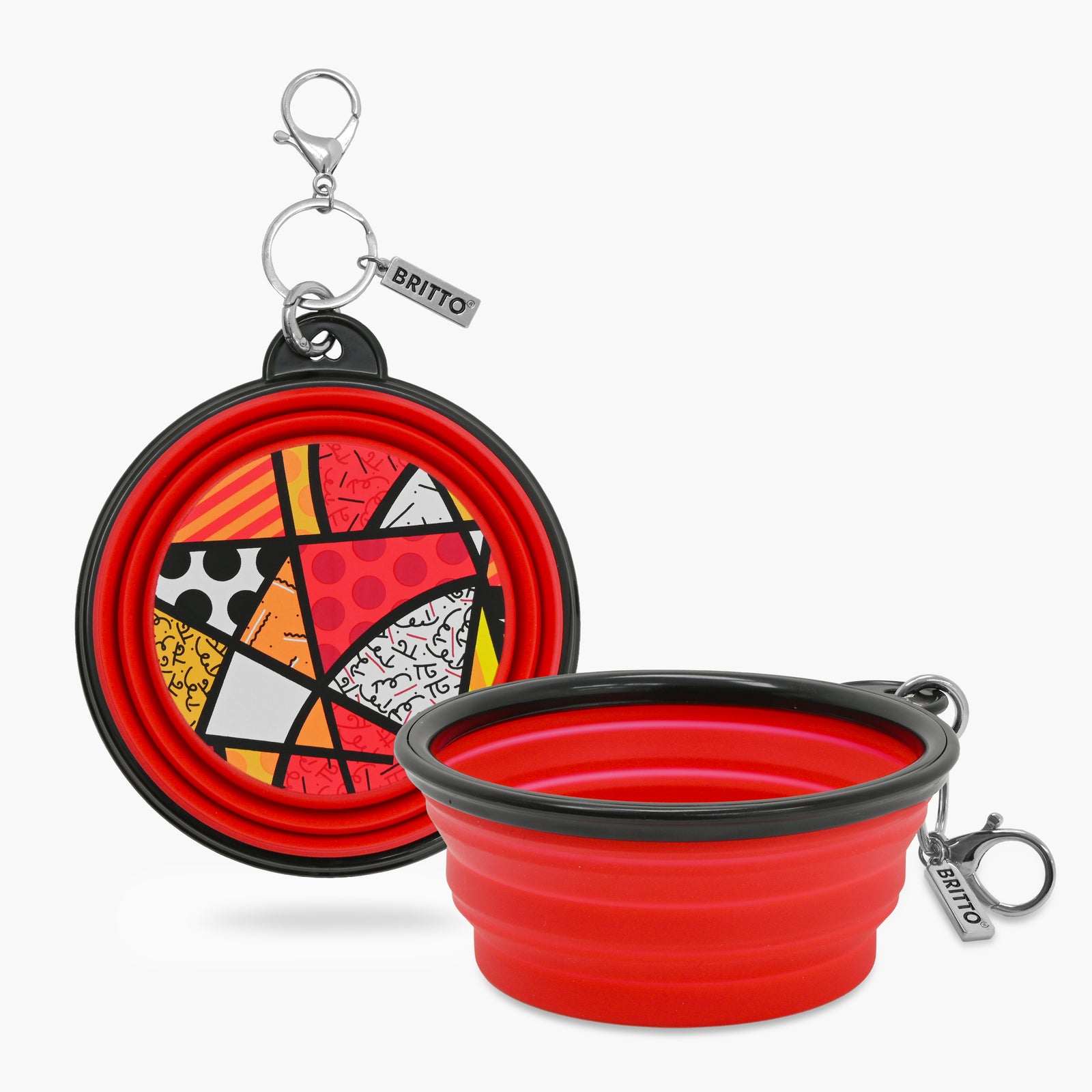 BRITTO® PET Travel Bowl - RED LANDSCAPE
