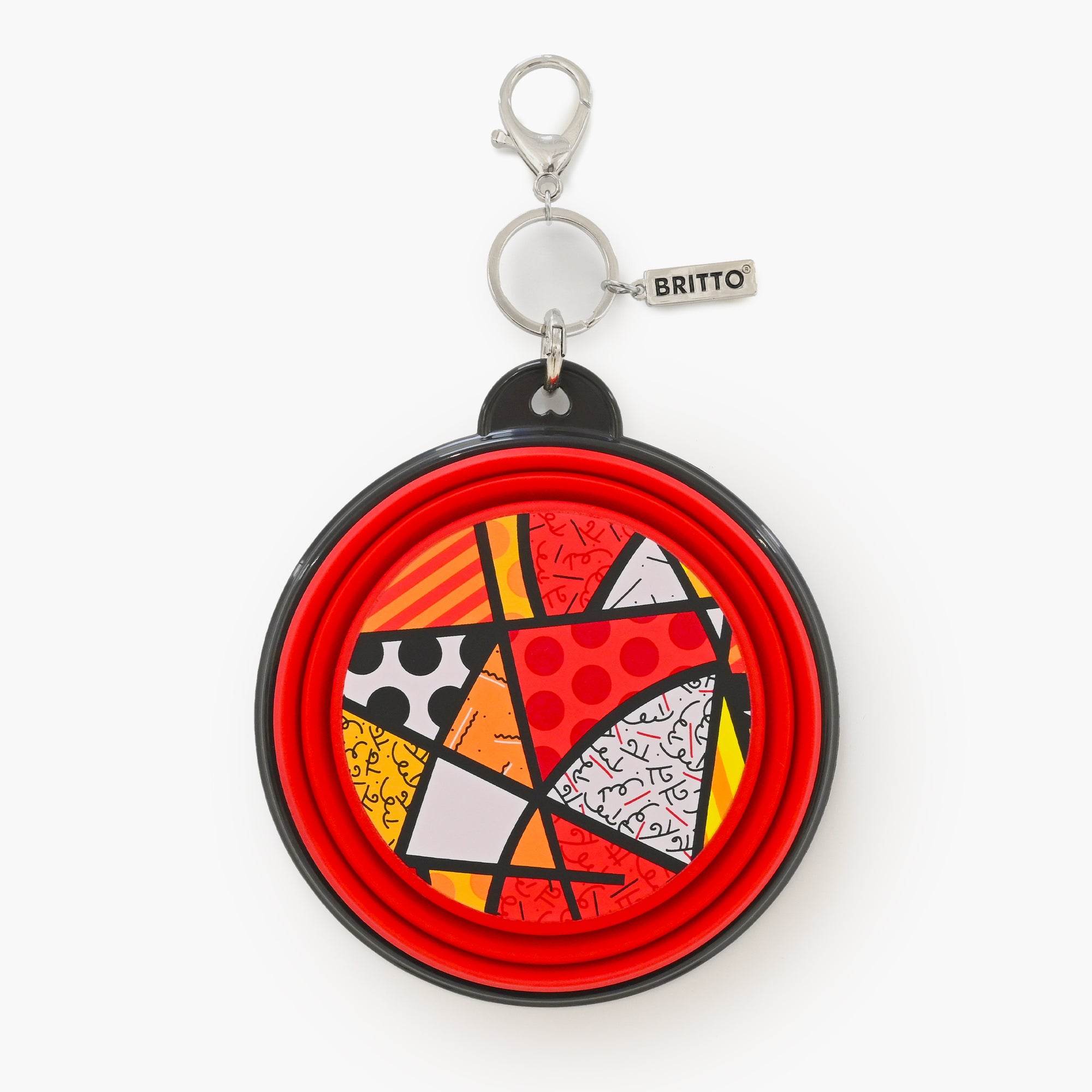 Red Landscape Britto Pet Travel Bowl - Shop Britto