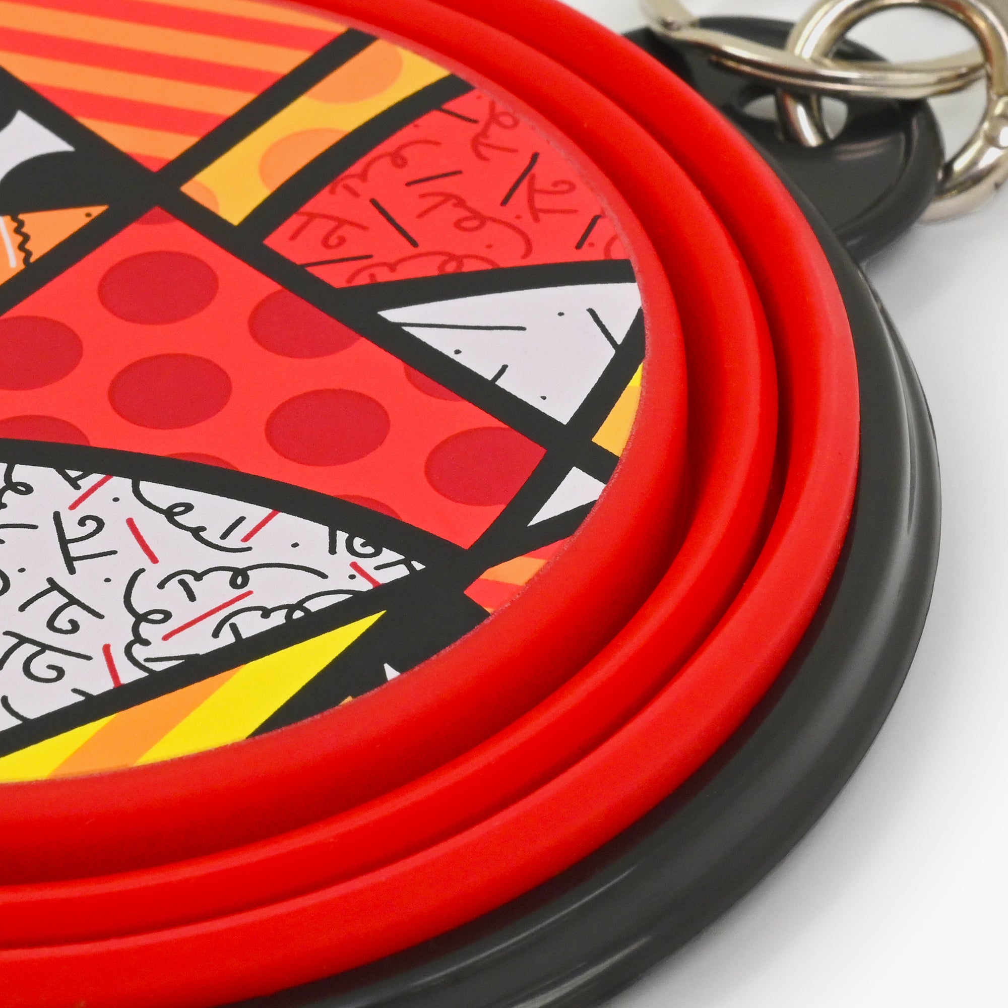Red Landscape Britto Pet Travel Bowl - Shop Britto