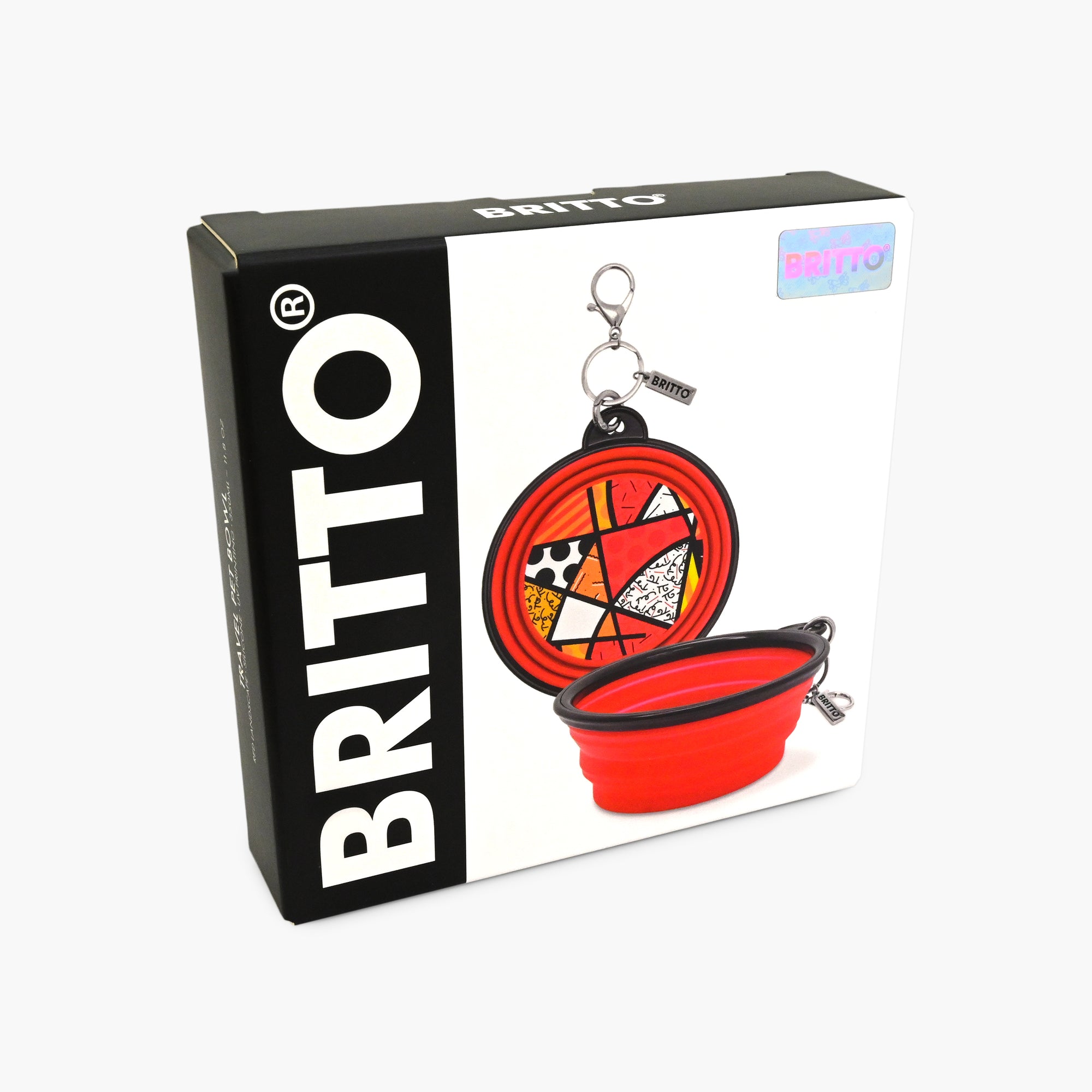Red Landscape Britto Pet Travel Bowl - Shop Britto