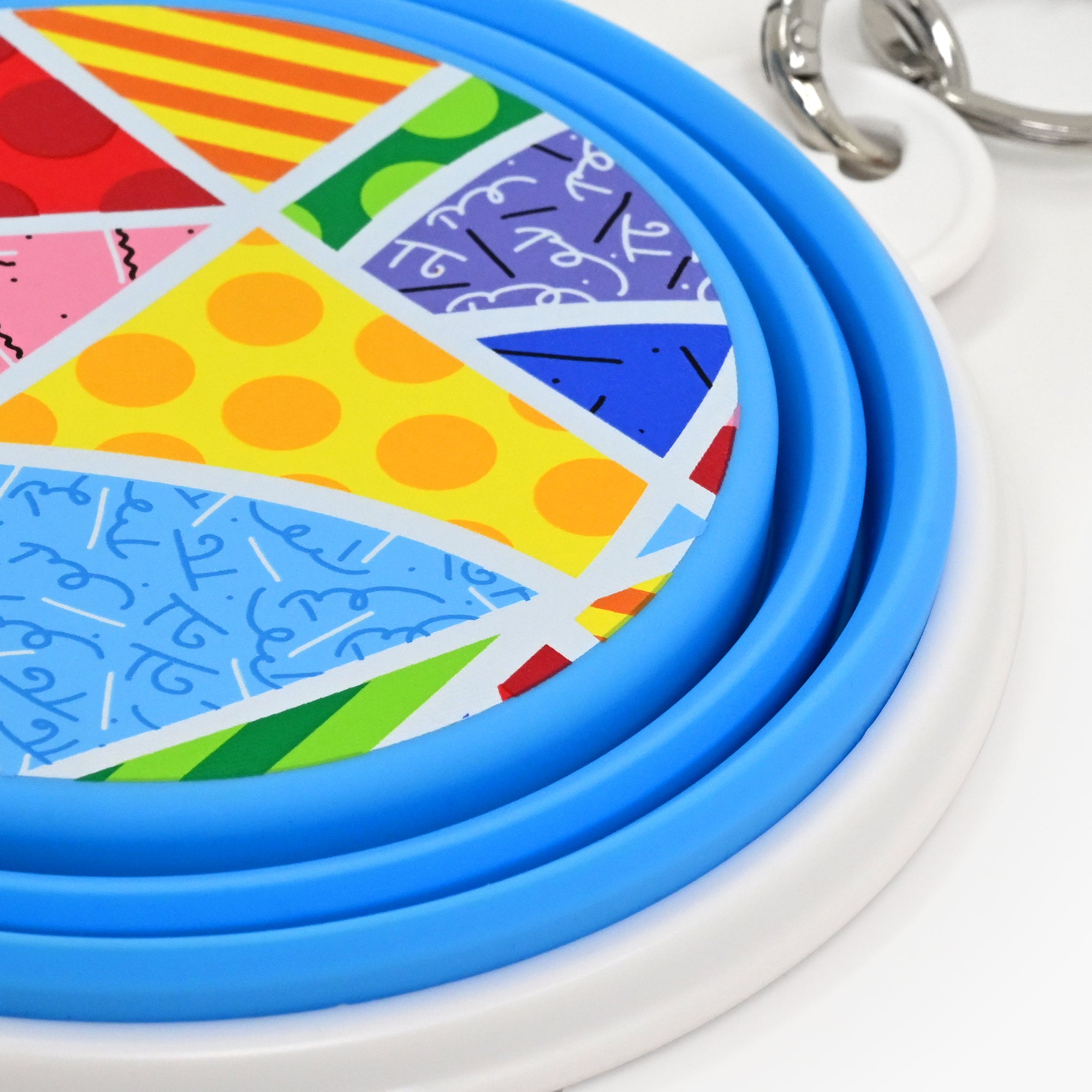 Baby Blue Landscape Britto Pet Travel Bowl - Shop Britto