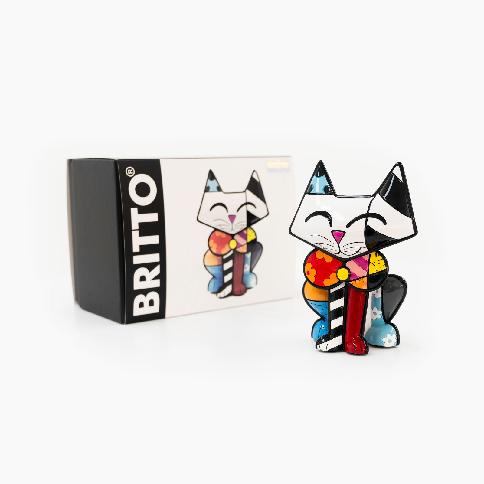 Bow Tie Cat - Britto Collectible Figurine