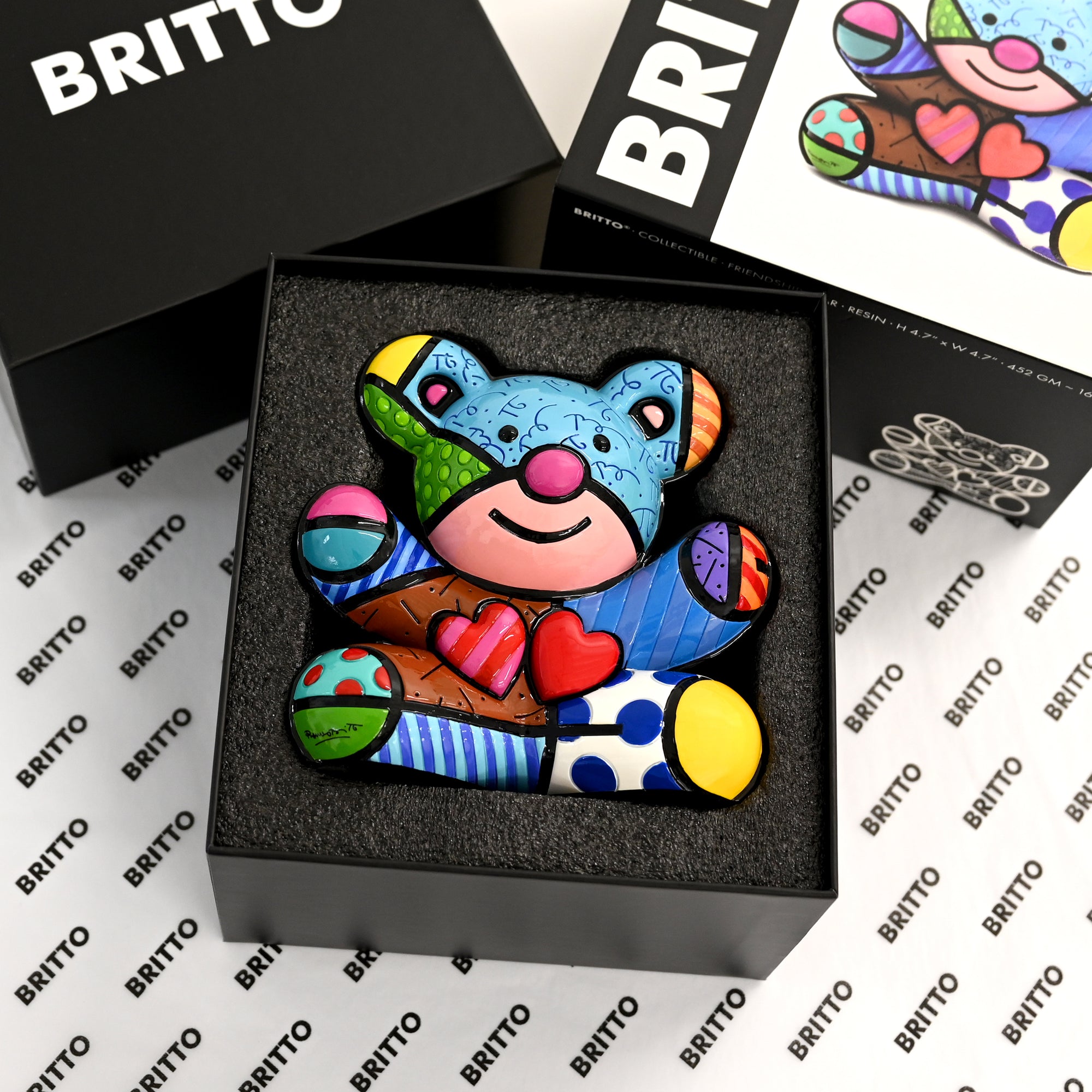Friendship Bear by Romero Britto | Figurine, Resin, Collectible