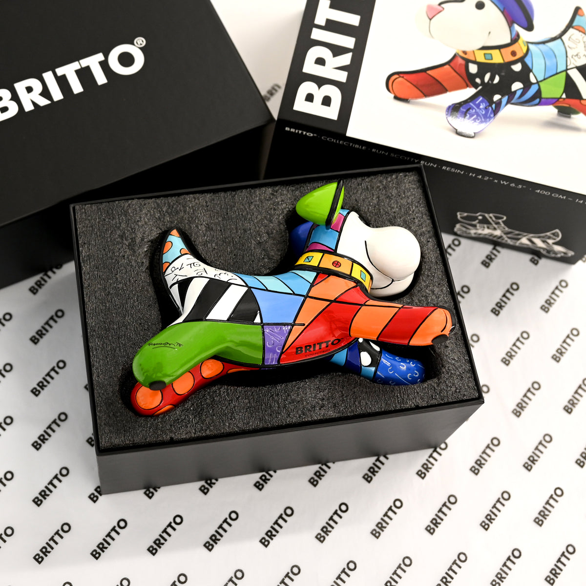 Run Scotty Run - Britto Collectible Figurine