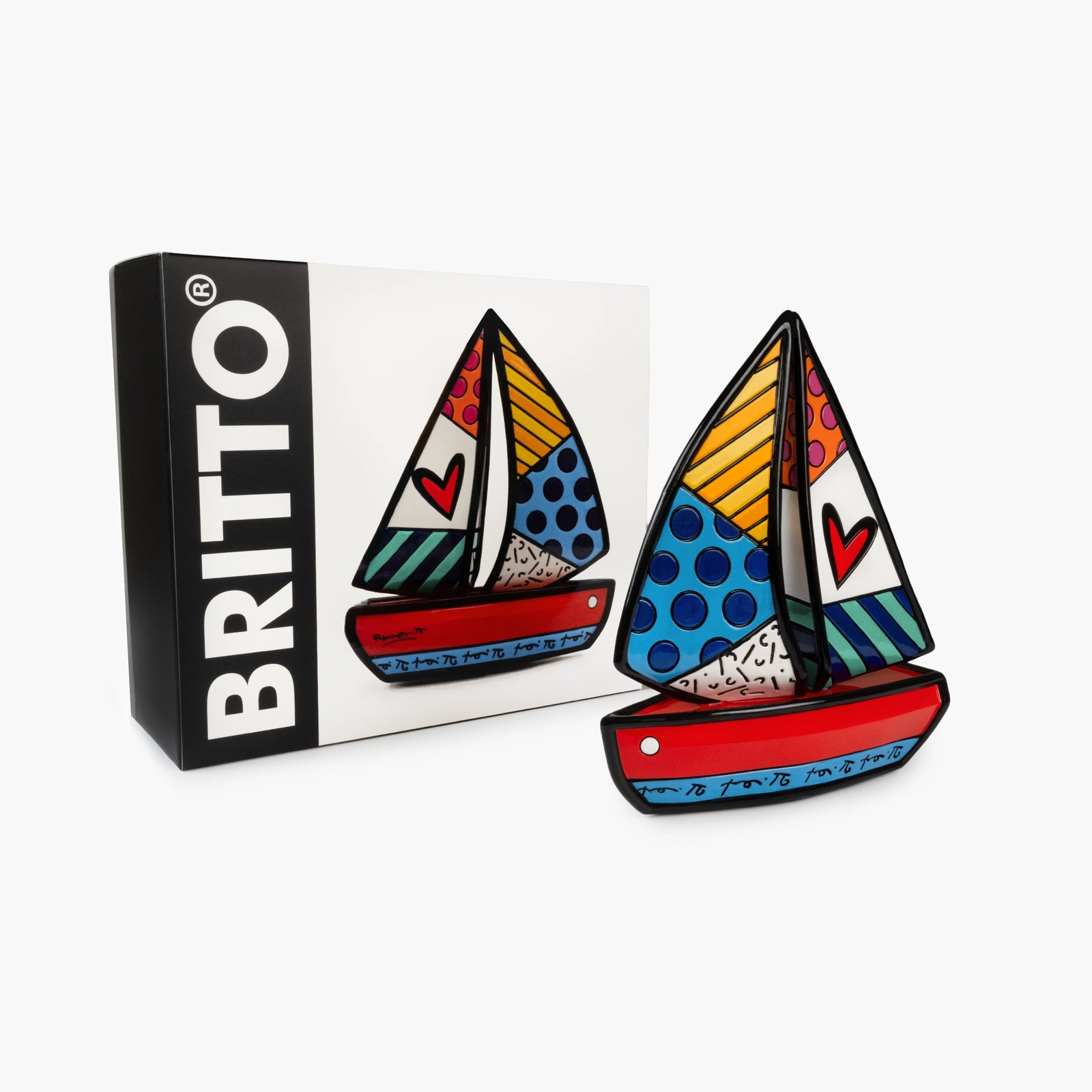 Sailboat - Britto Collectible Figurine
