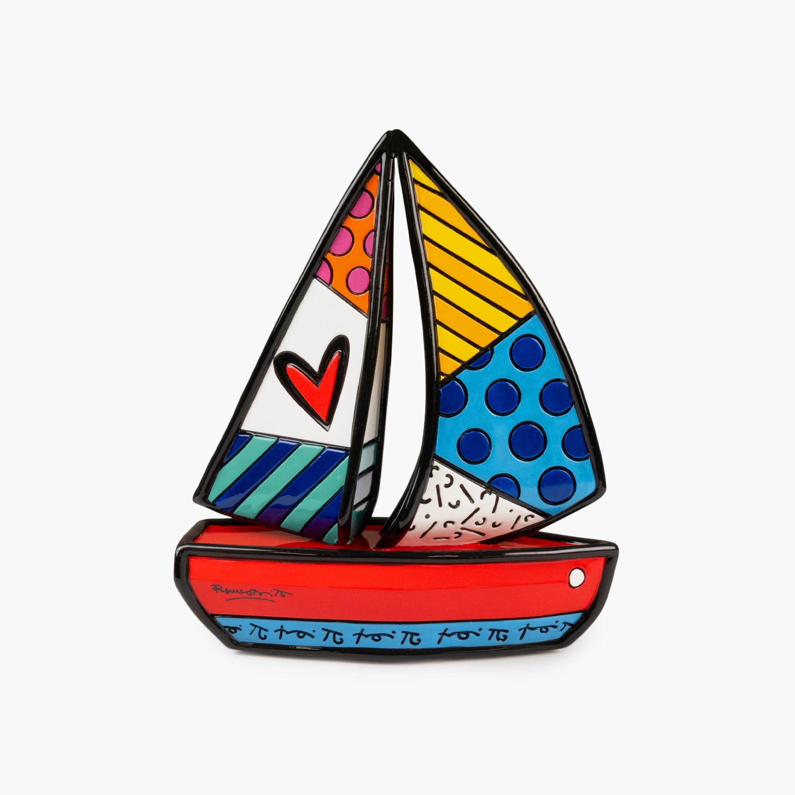 Sailboat - Britto Collectible Figurine