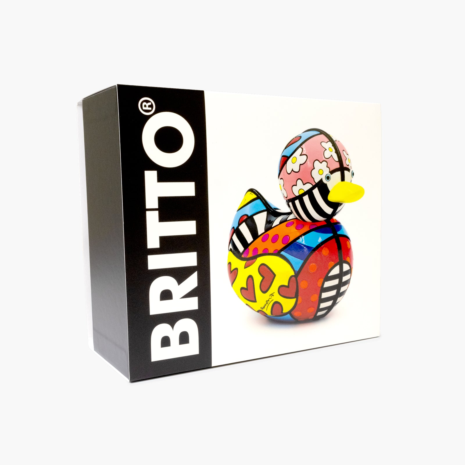 Romero Britto duck britto collectible figurine  colorful pop art design
