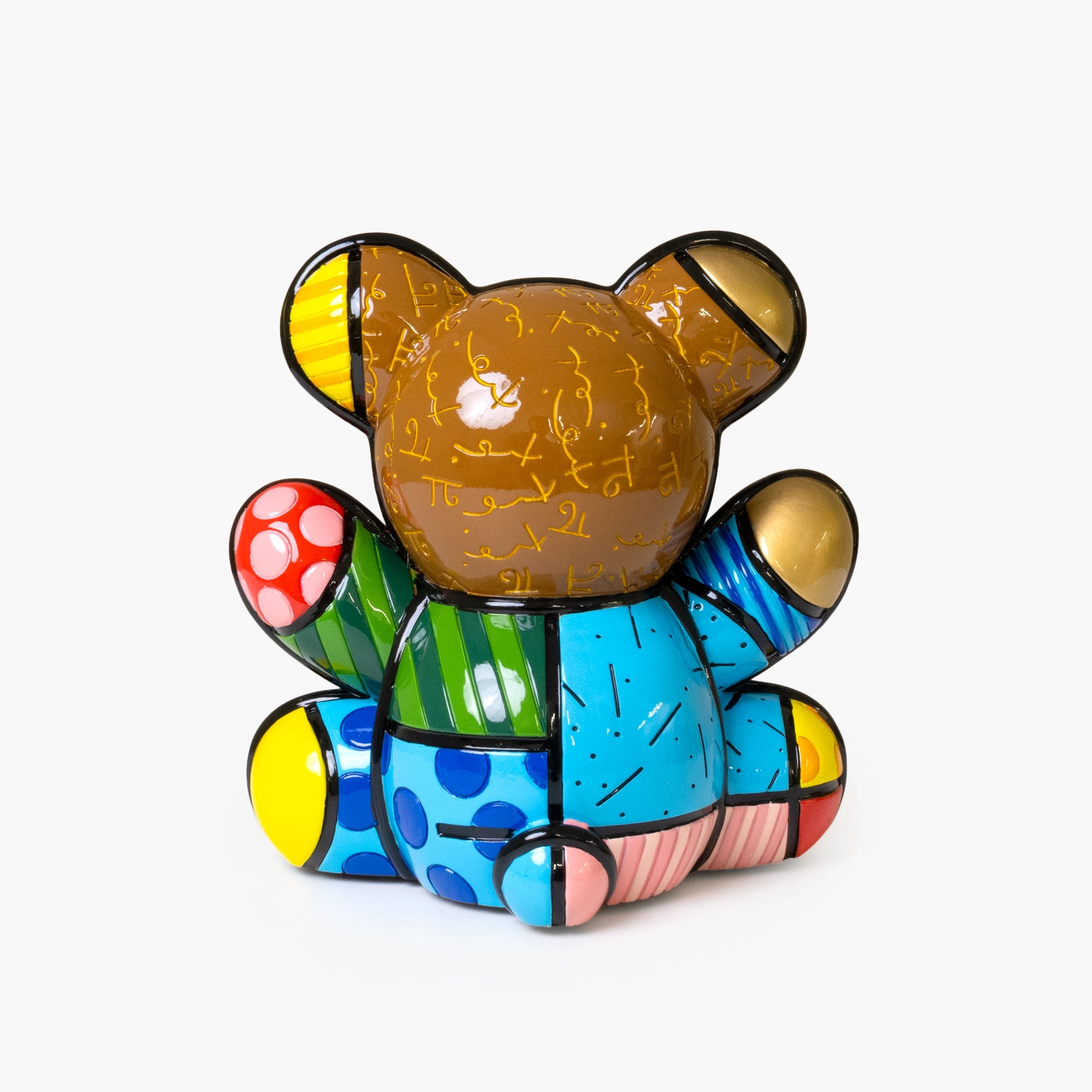 Romero Britto Hope Bear Figurine | Inspirational Bear Art Decor