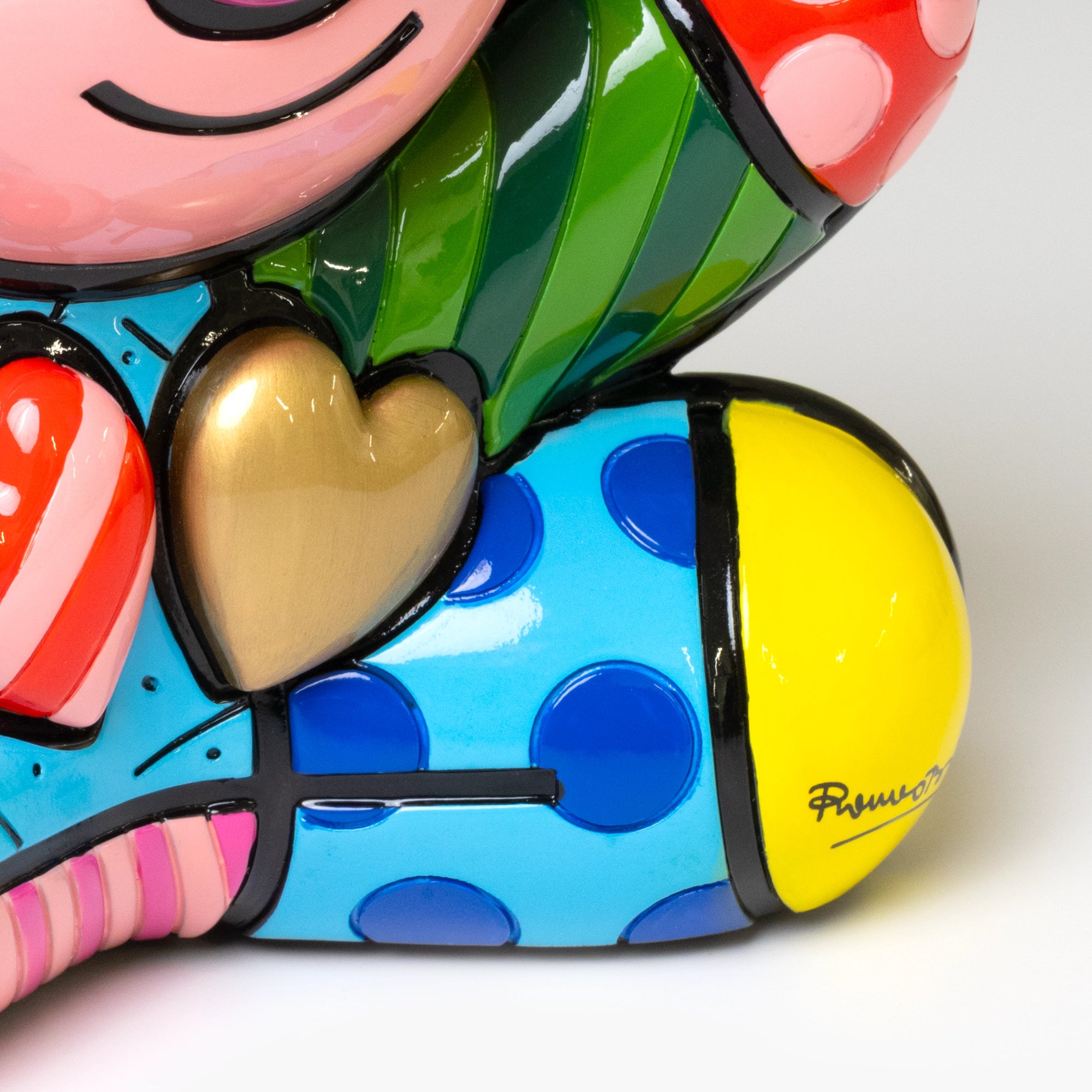 Romero Britto Hope Bear Figurine | Inspirational Bear Art Decor