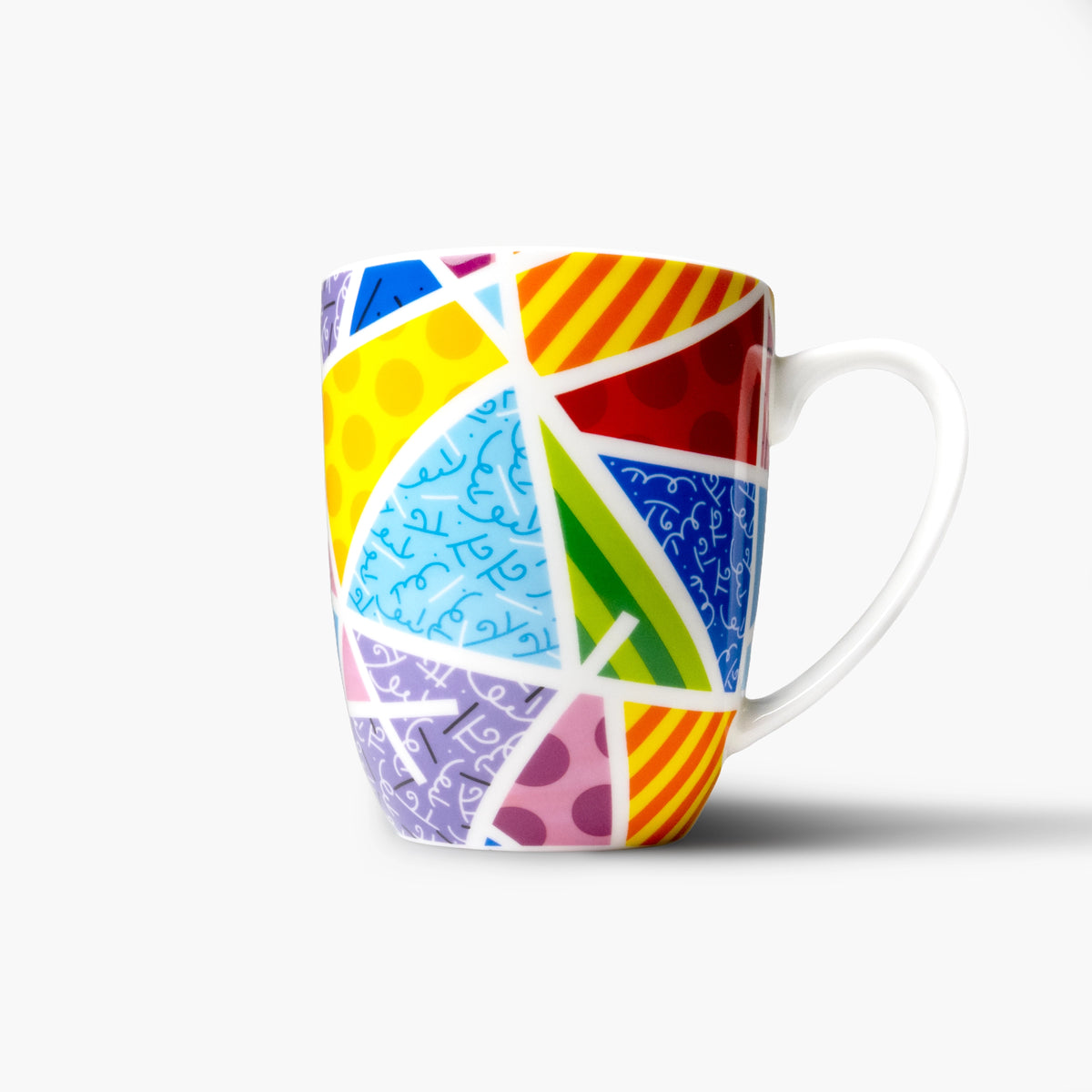 Baby Blue Landscape Britto Coffee Mug
