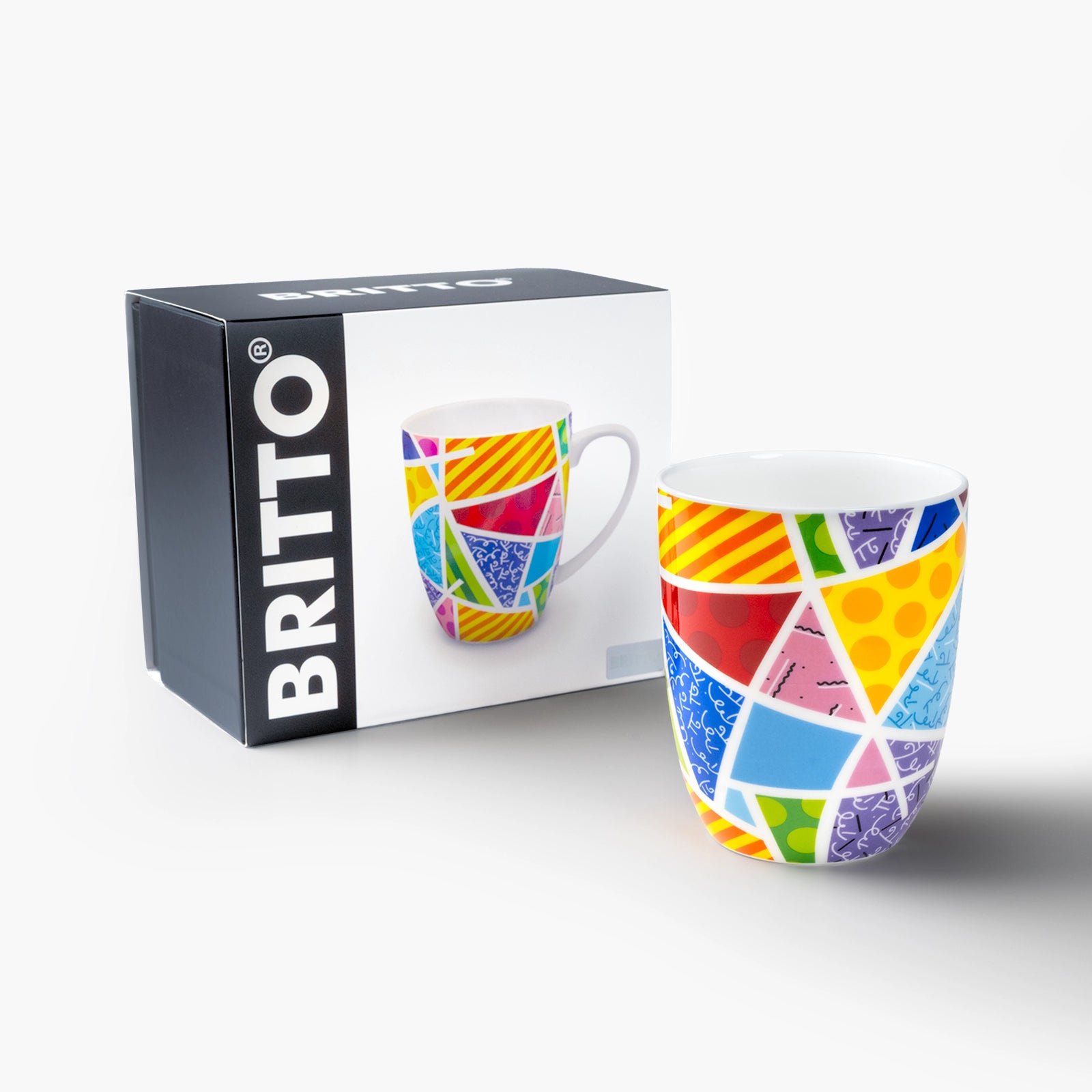 Baby Blue Landscape Britto Coffee Mug